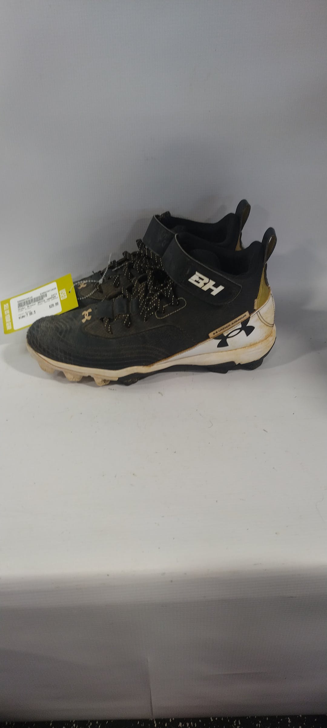 Used Under Armour Bryce Harper Youth 08.5 Baseball And Softball Cleats
