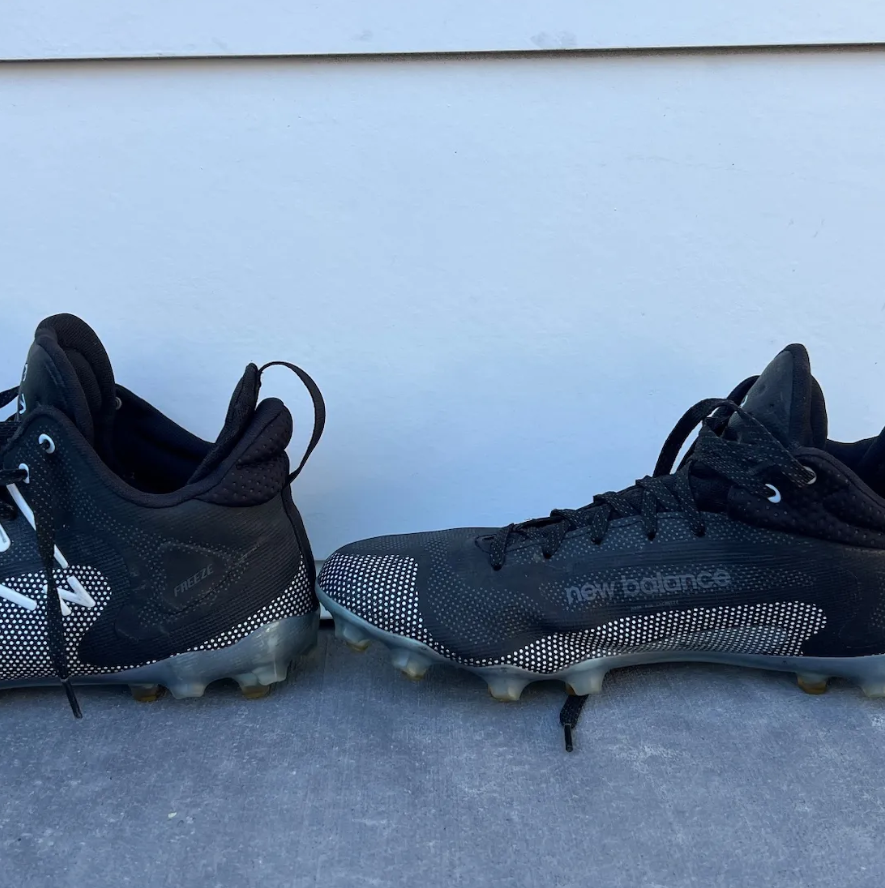 Black Men's New Balance Freeze High Top Lacrosse Cleats SidelineSwap