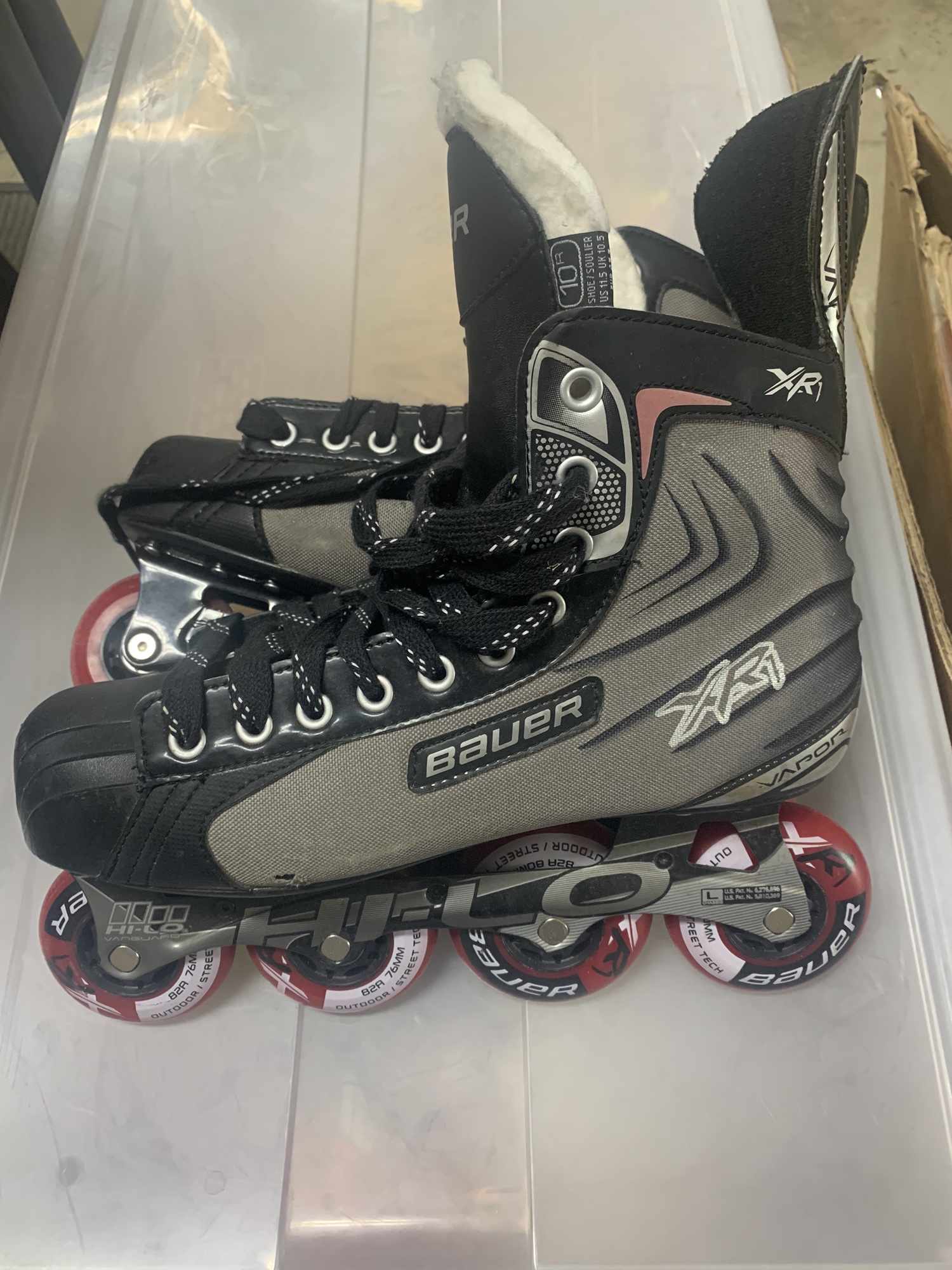 New Bauer Vapor xr1 Inline Skates SidelineSwap