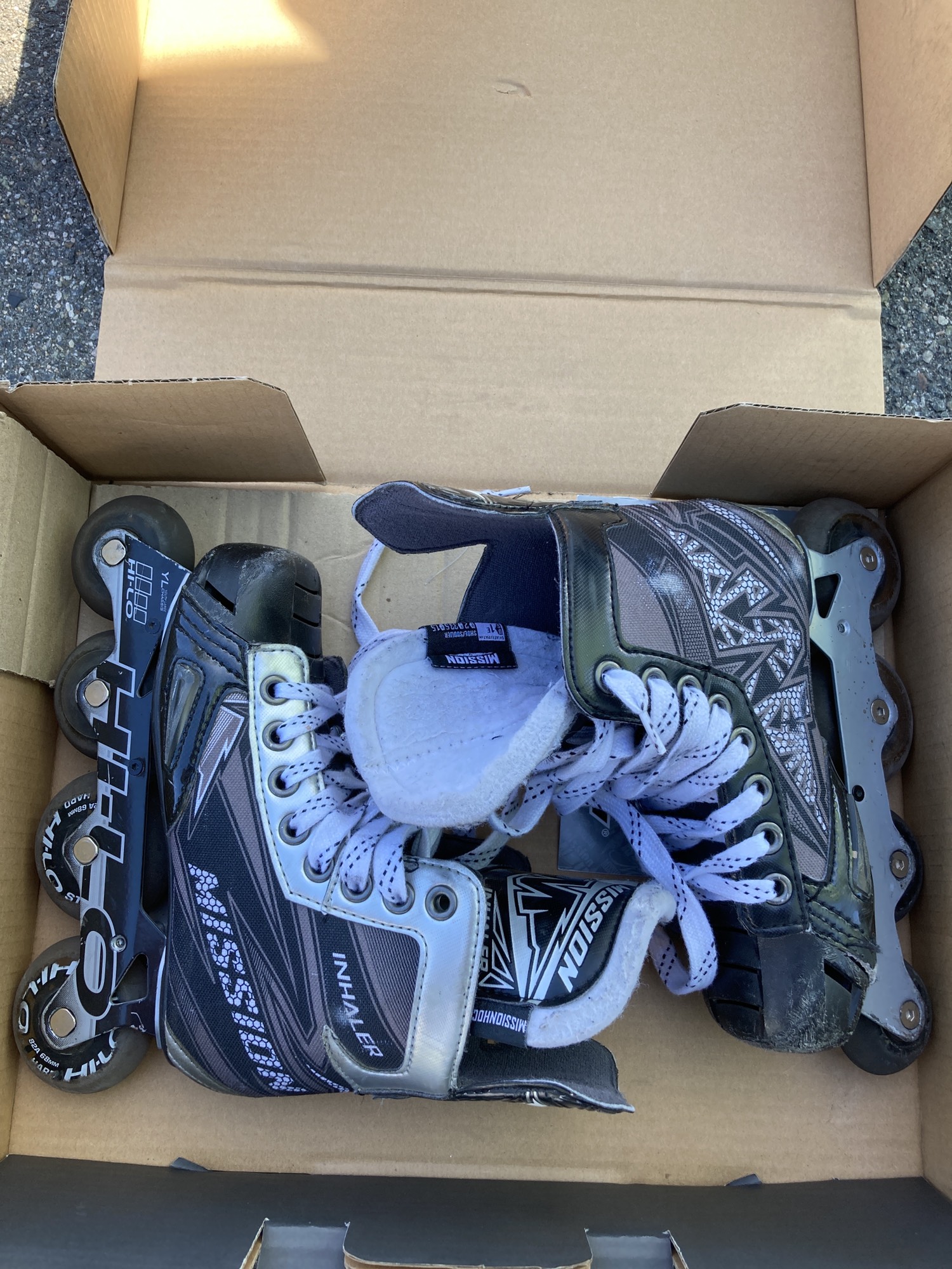 Used Mission Inhaler NLS6 Inline Skates E&W (Wide) 1.0 SidelineSwap