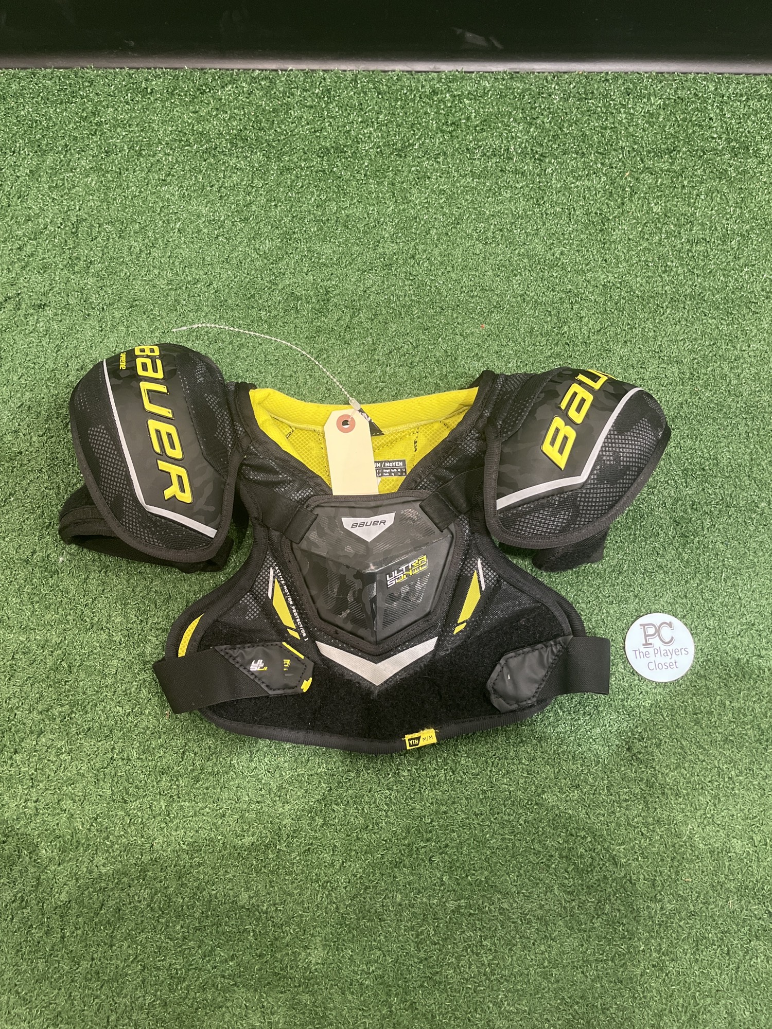 Youth Used Medium Bauer Supreme Ultrasonic Shoulder Pads SidelineSwap