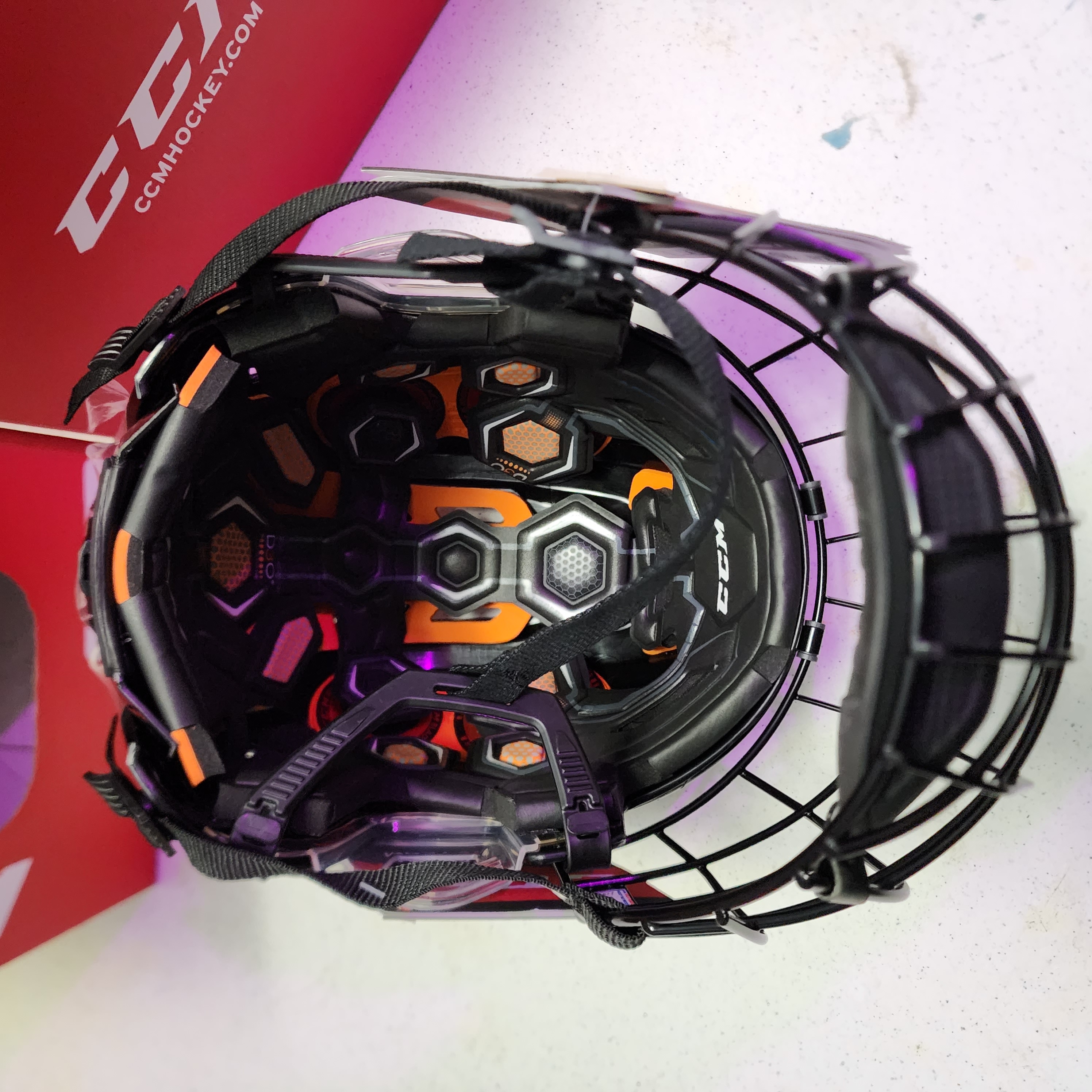 New Large CCM Tacks 710 Helmet Combo Black SidelineSwap