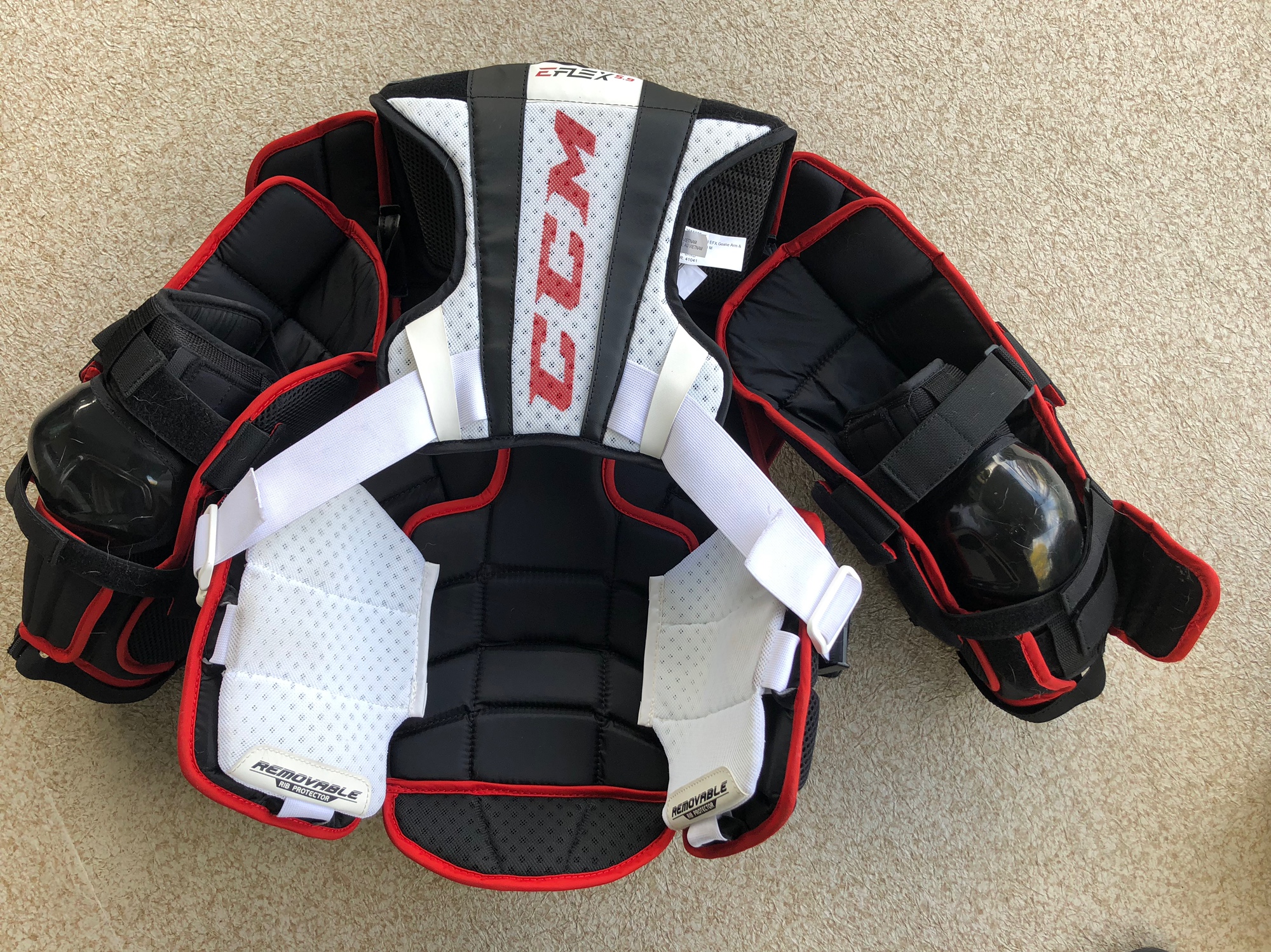 Used Medium CCM Eflex 5.9 Goalie Chest Protector SidelineSwap