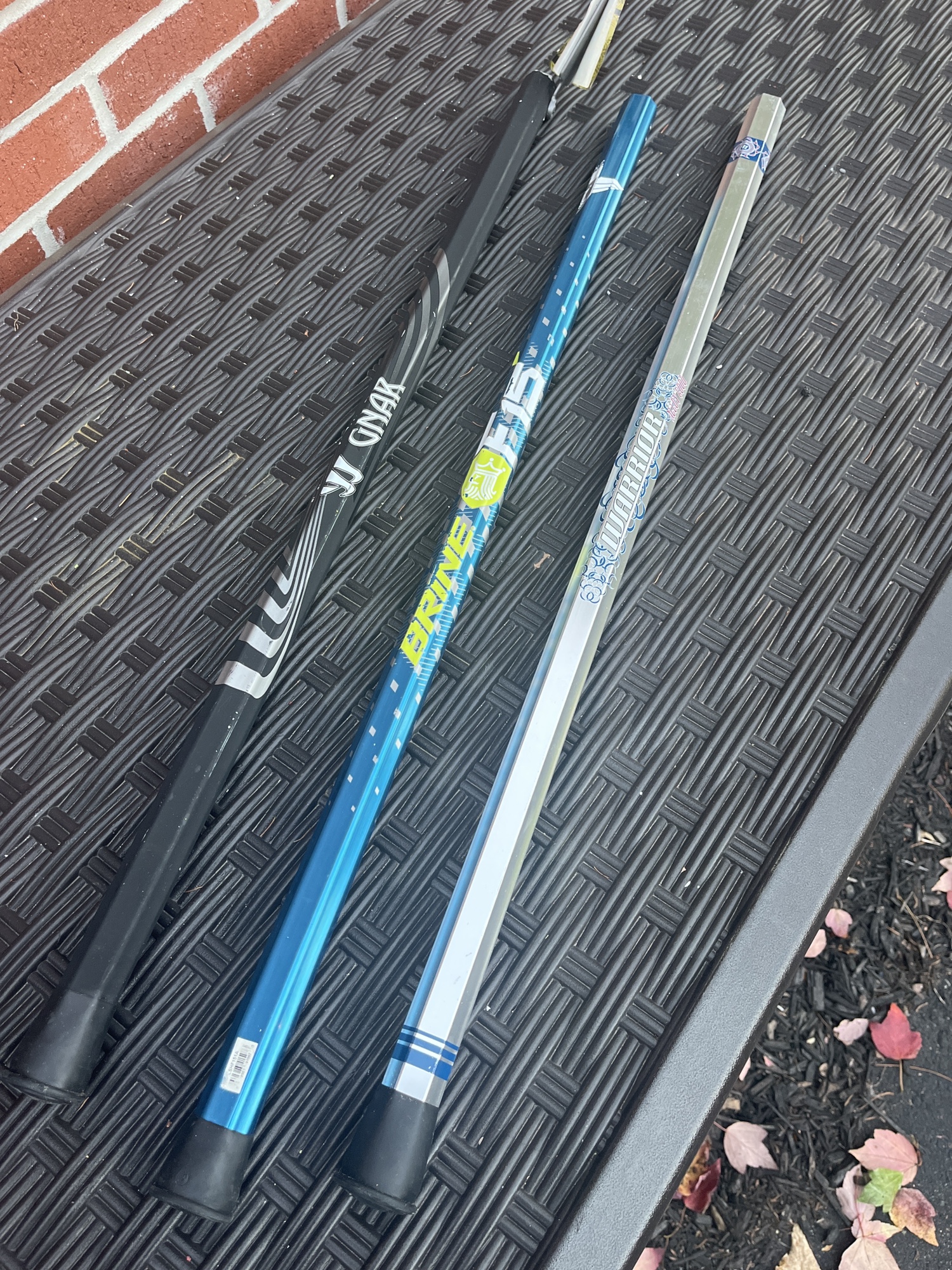 Three New Shaft Lot Warrior Gnar / Brine F15 / Warrior Alloy 6000