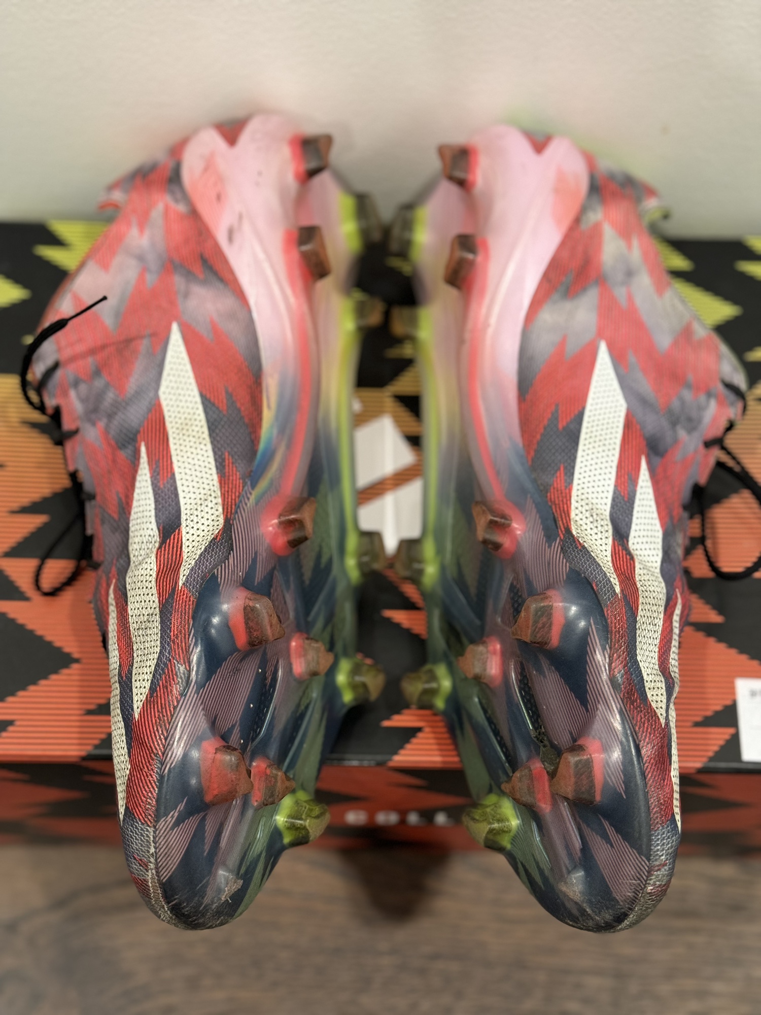 X CRAZYLIGHT＋ FG adidas X Crazylight+ FG - Lucid Lemon/White/Solar Red - Mens