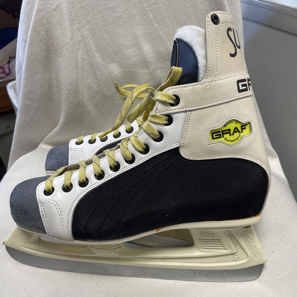 SENIOR ADULT SIZE 9 GRAF SUPRA 501 ICE HOCKEY SKATES SidelineSwap