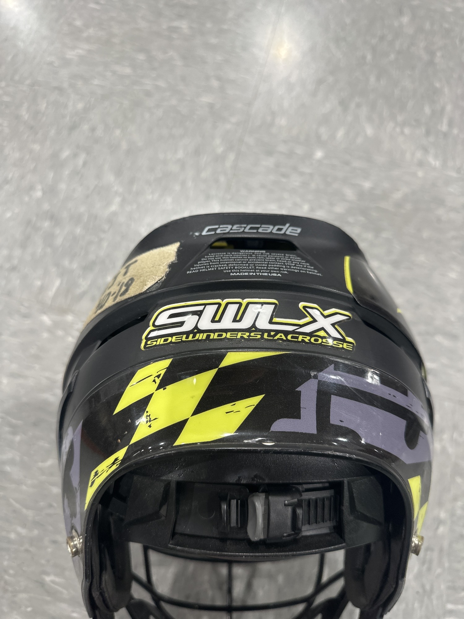 Used Black Cascade R Helmet SidelineSwap
