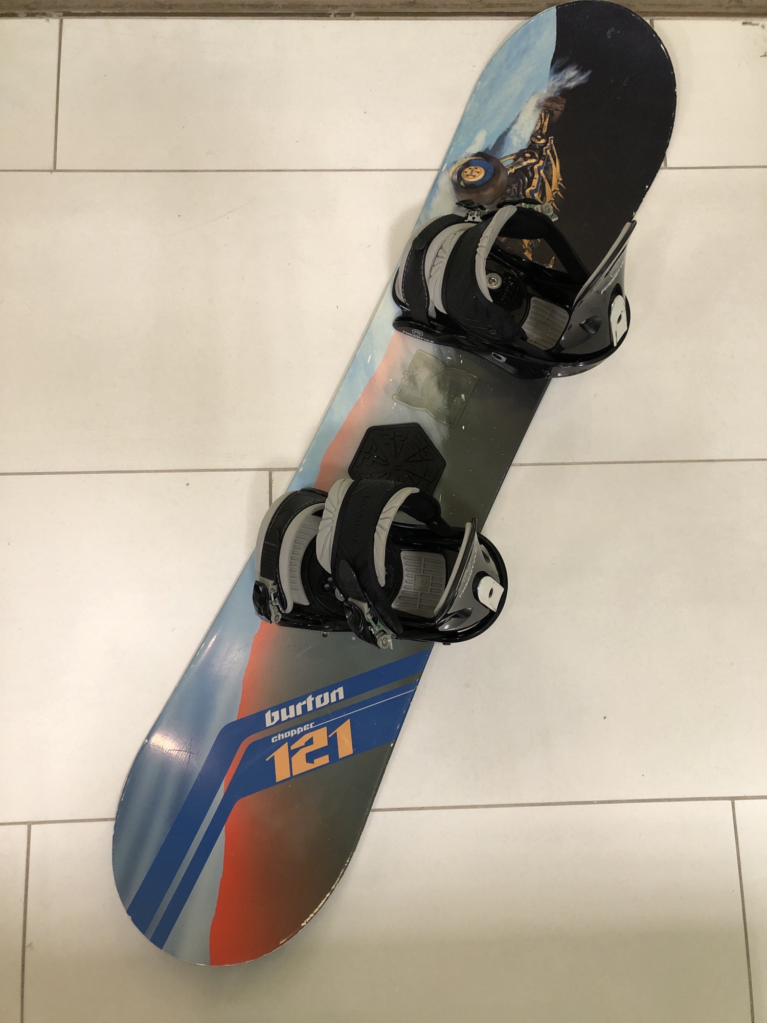 Burton Chopper 121 スノーボード 板とビンディングのセット Burton