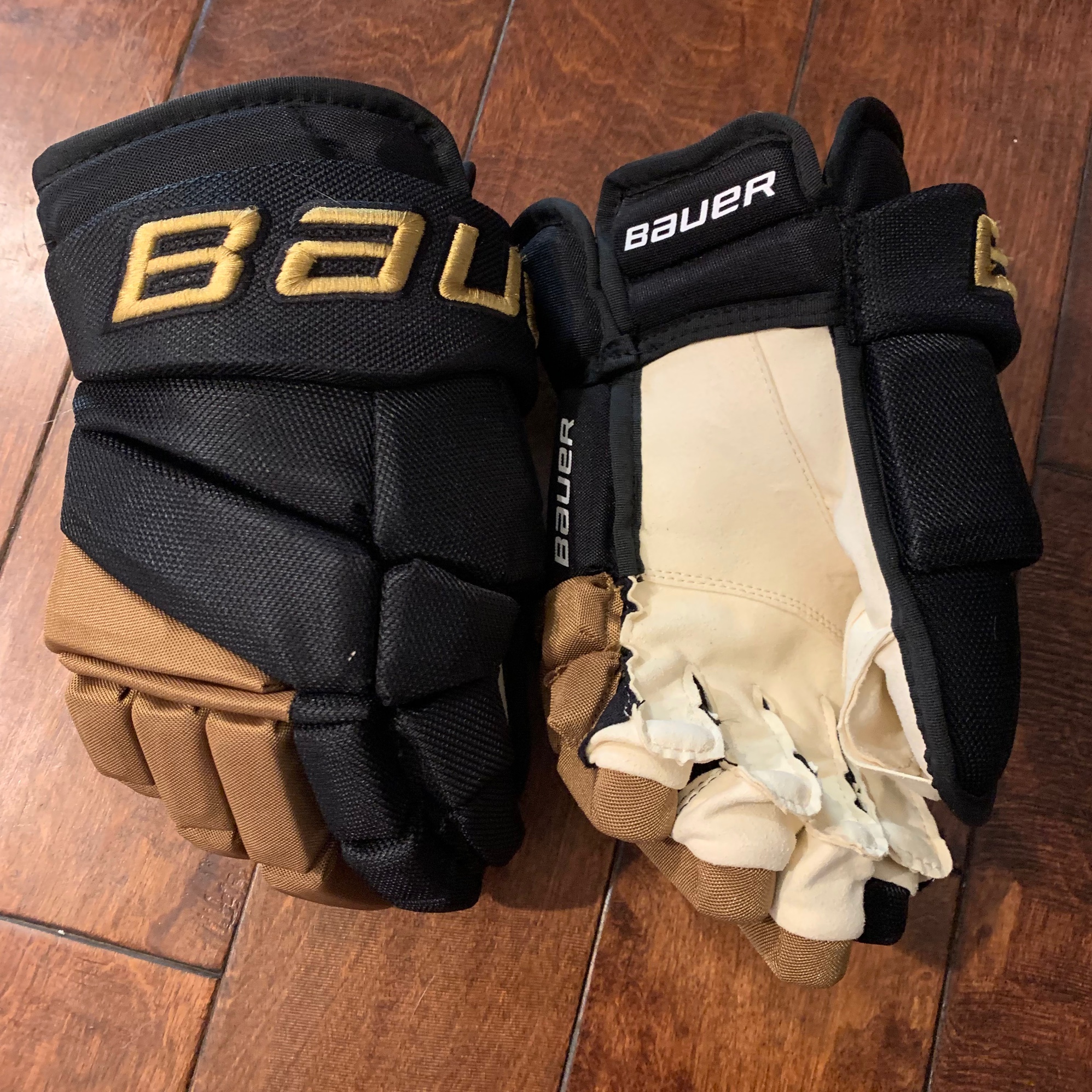 13" Bauer Vapor Pro Team Gloves Vegas Golden Knights Colors *READ FULL