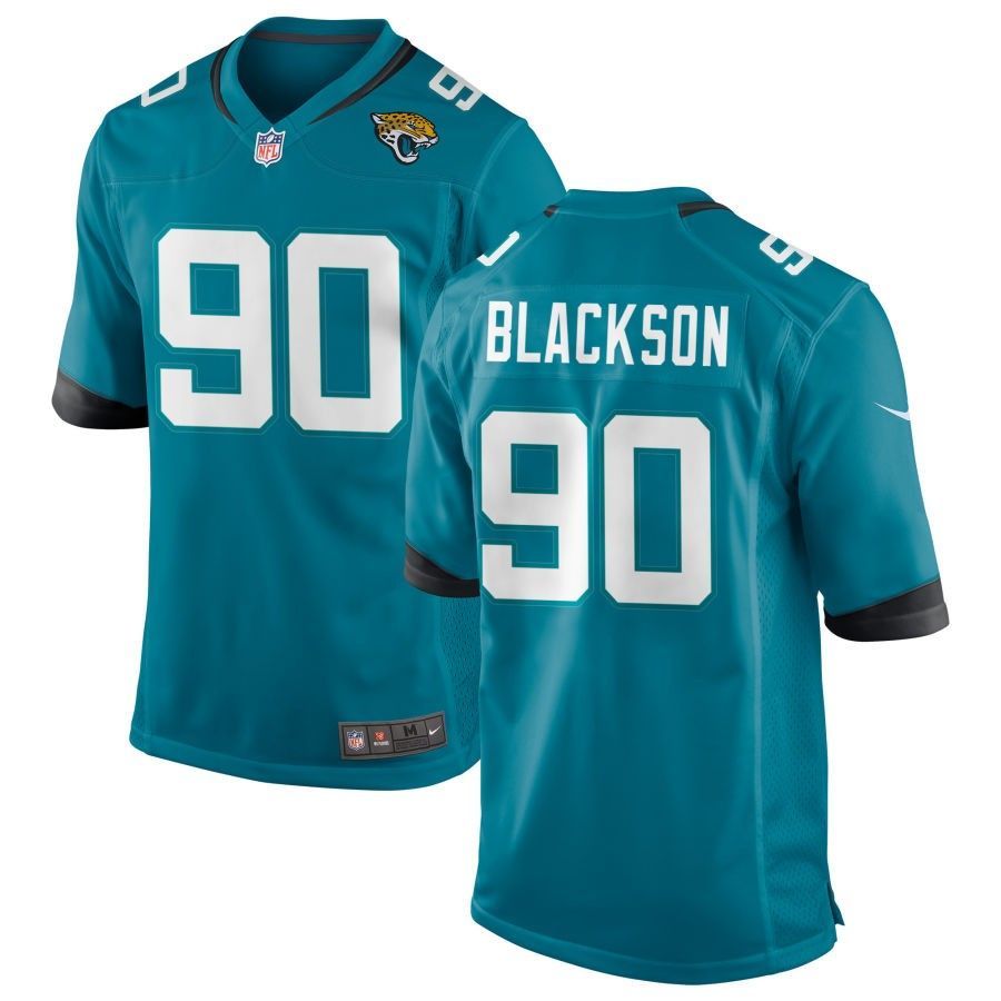 Jacksonville Jaguars Angelo Blackson Teal Jersey | SidelineSwap