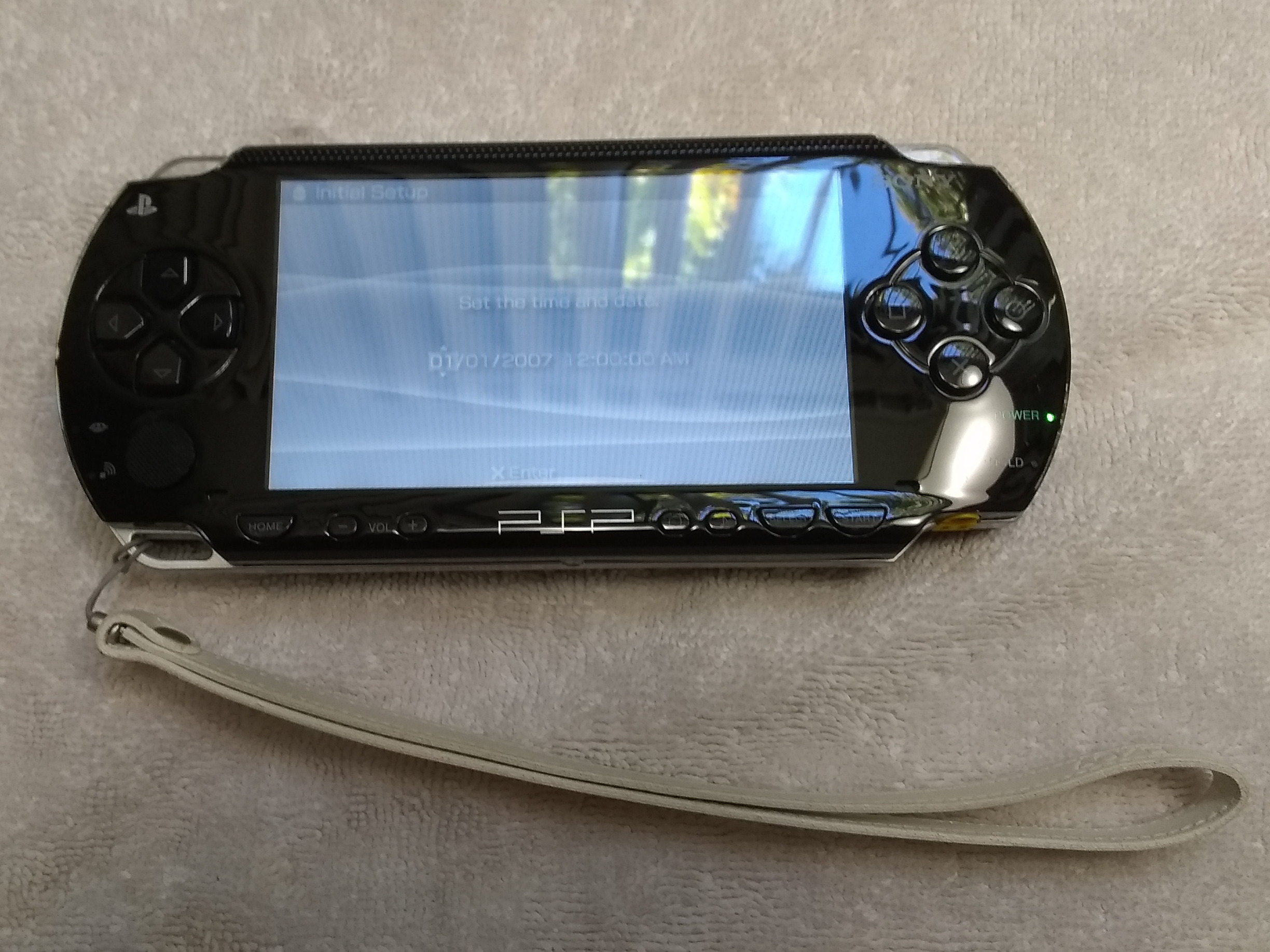 Sony PSP 1001 Bundle Tested & Works Black Memory Card Battery Charger 3