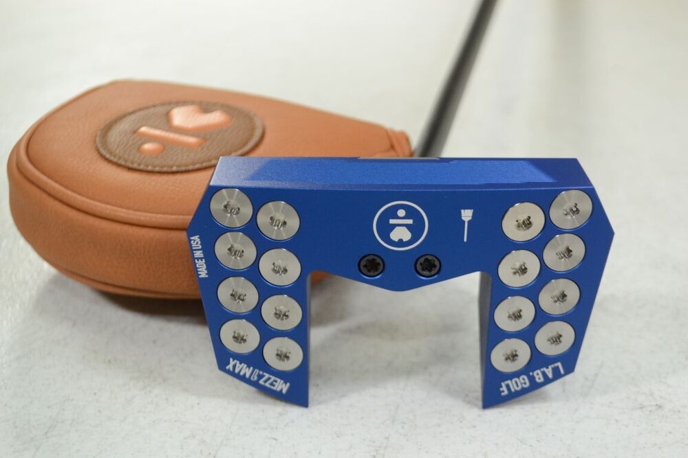 LAB Golf MEZZ.1 Max Broomstick 46" Putter 78* Right Accra Shaft Blue