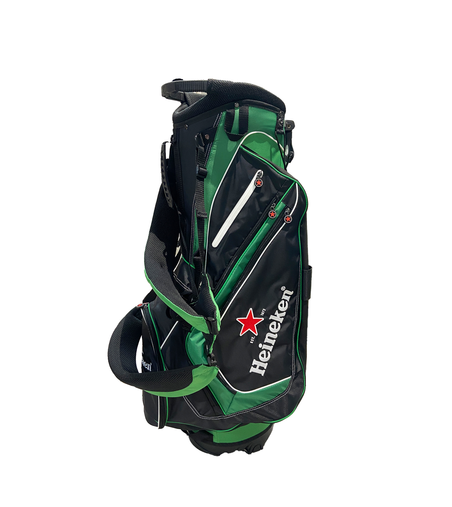 NEW Callaway Heineken Green/Black Double Strap Stand/Carry Golf Bag