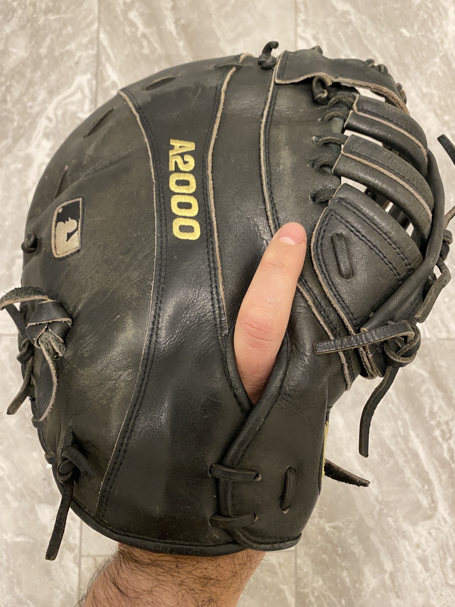 12" Wilson A2000 A2800 PS First Base Mitt Pro Stock Glove for RHT