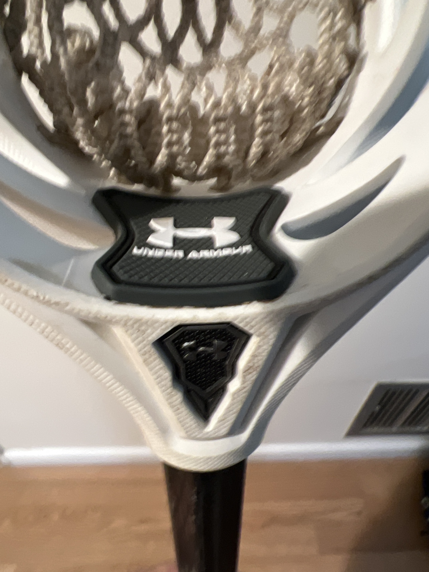STX Hammer Black Lacrosse stick with under armor command lacrosse head