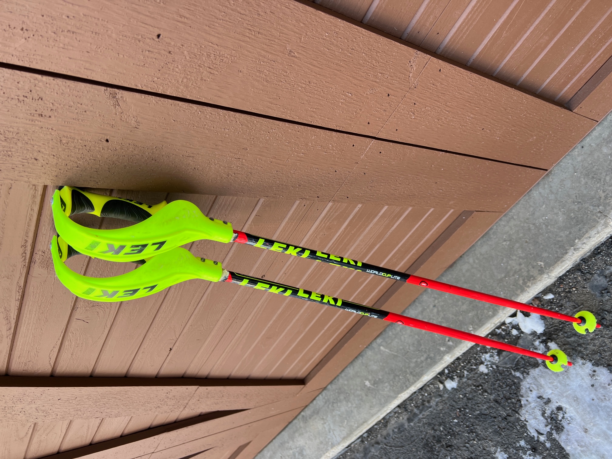 Leki Racing World Cup Lite SL Ski Poles with Leki Slalom