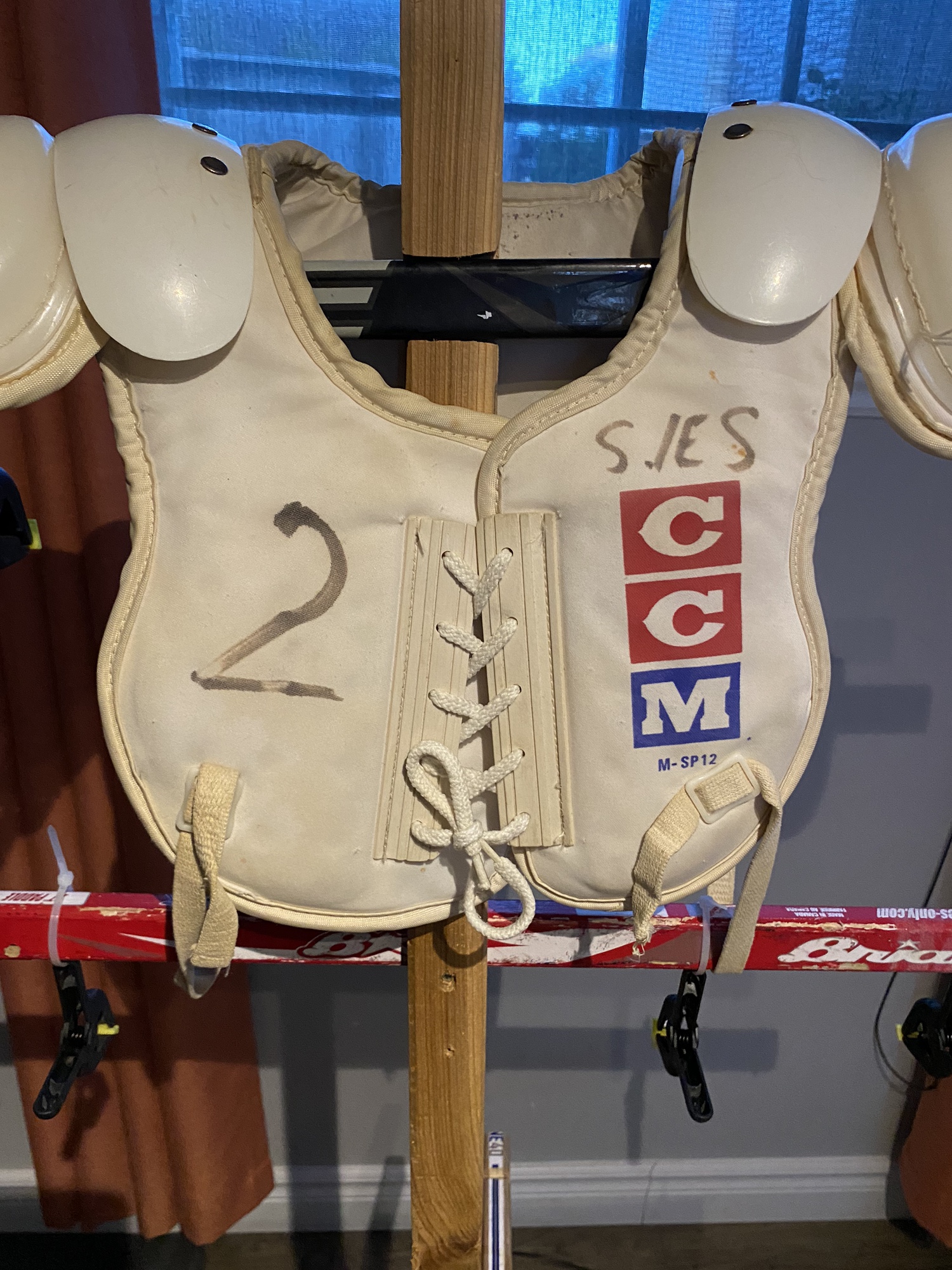 Vintage CCM SP12 shoulder pad SidelineSwap