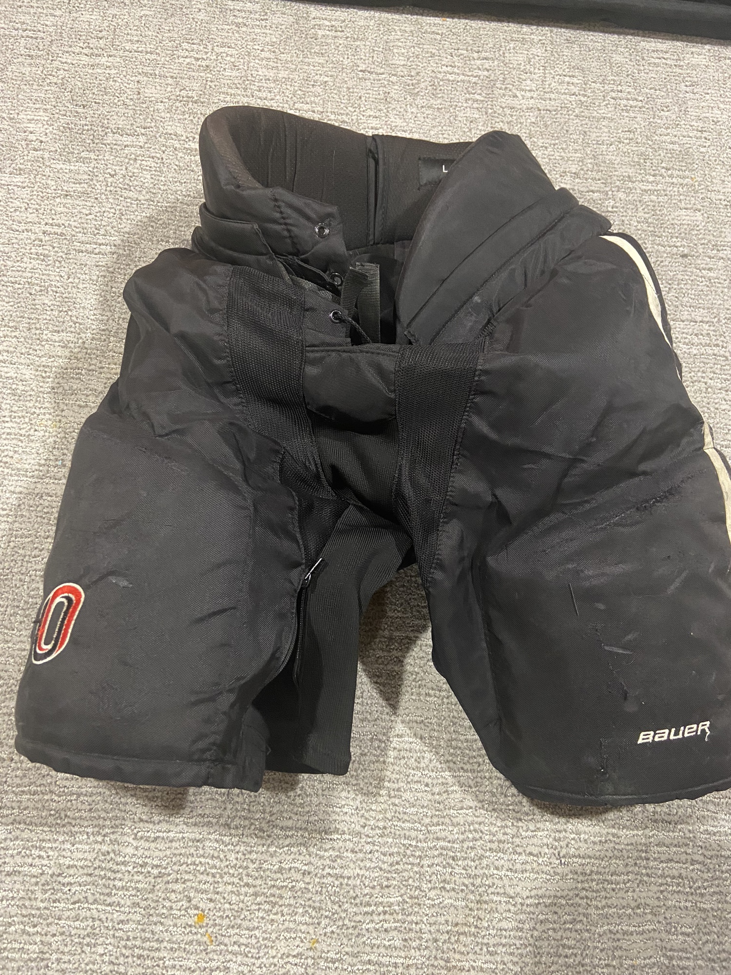 L pro stock UNO Bauer hockey pants breezers SidelineSwap
