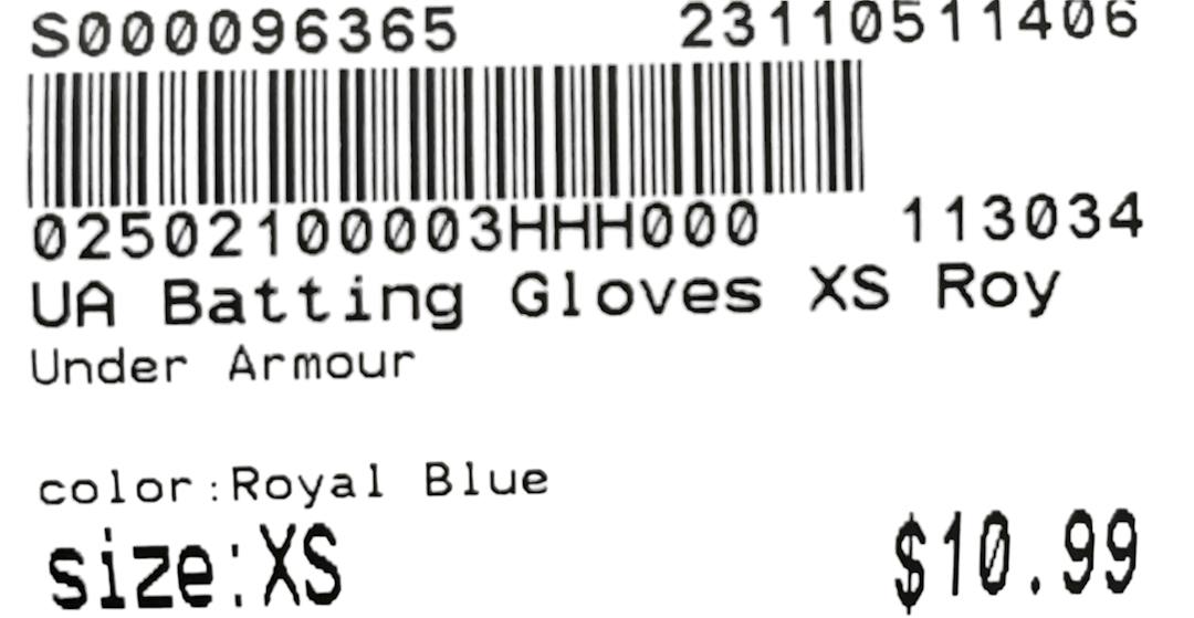 Used Under Armour Xs Batting Gloves SidelineSwap