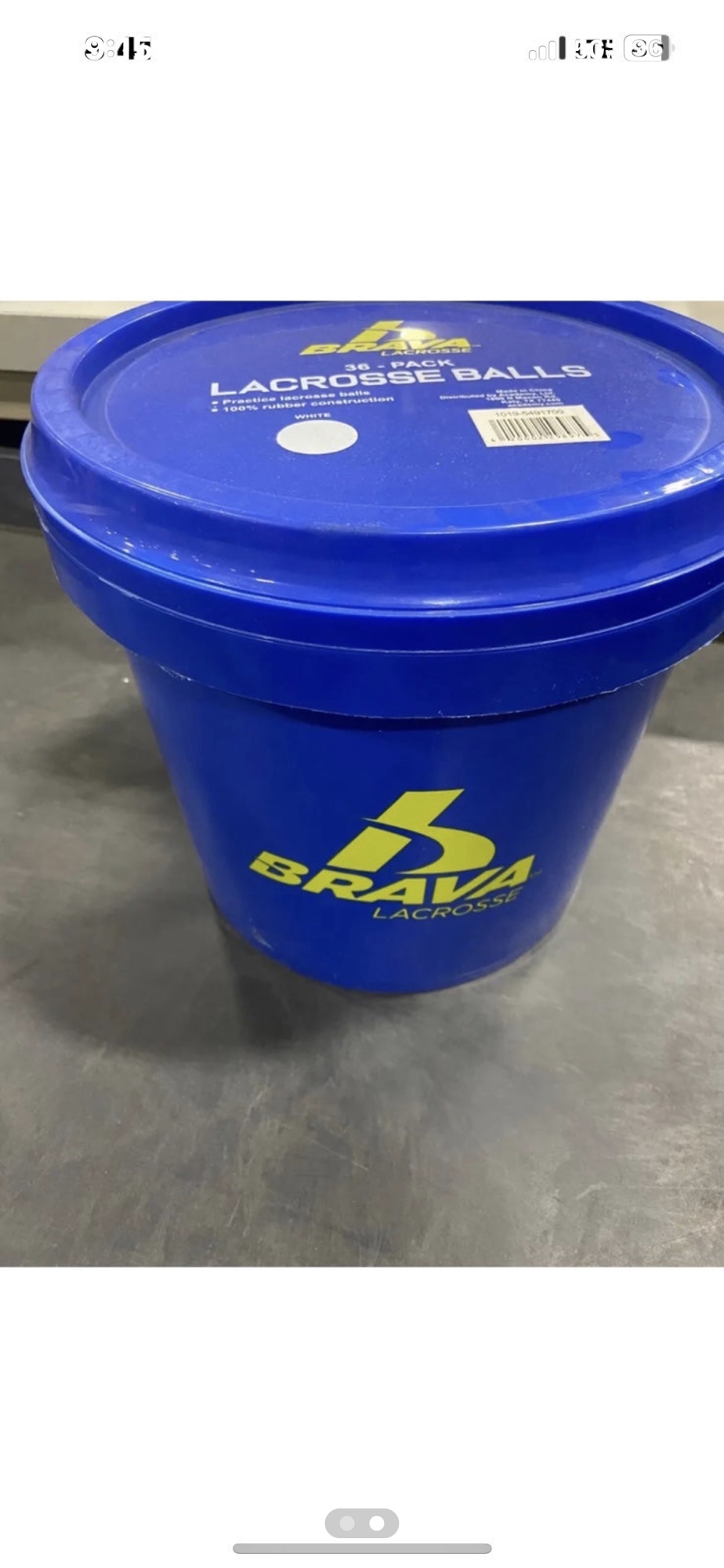 New lacrosse balls ! 36 balls and a bucket SidelineSwap