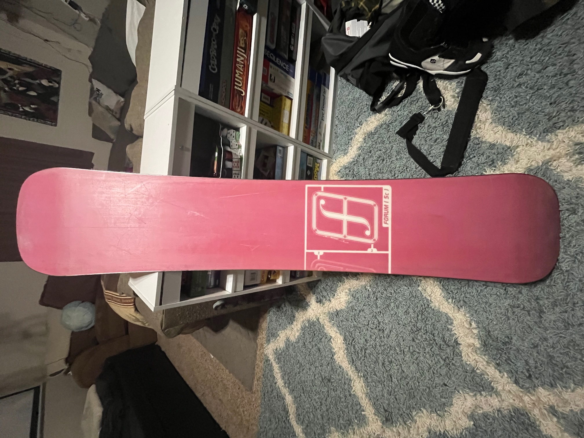 Used Men's Forum Snowboard Without Bindings Soft Flex Directional Twin