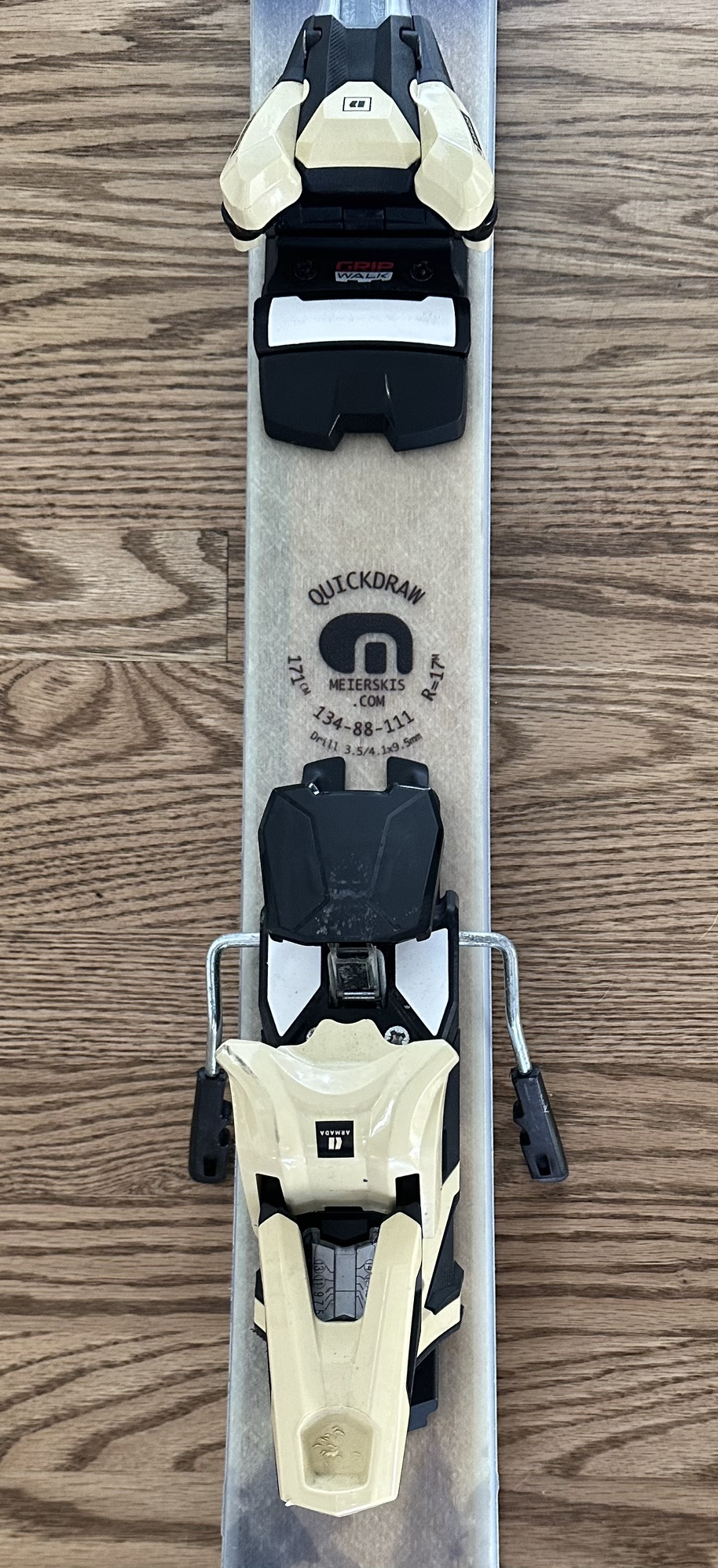 Used 2023 Meier QuickDraw All Mountain With Bindings Skis SidelineSwap