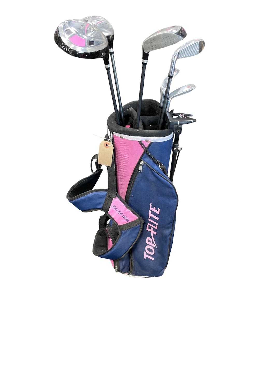 Used Top Flite Junior Girls 7 Piece Graphite Junior Club Sets