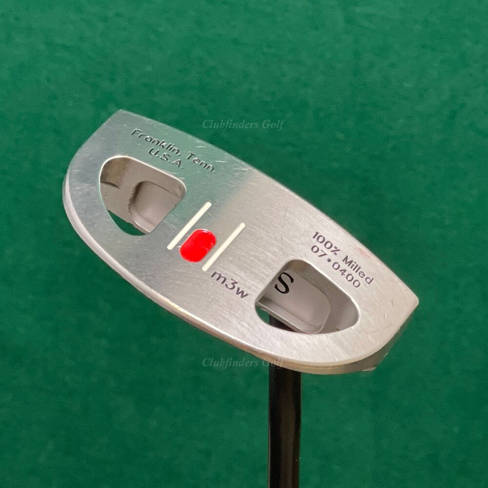 SeeMore m3w 100 Milled Face 34" DoubleBend Putter W/ Super Stroke