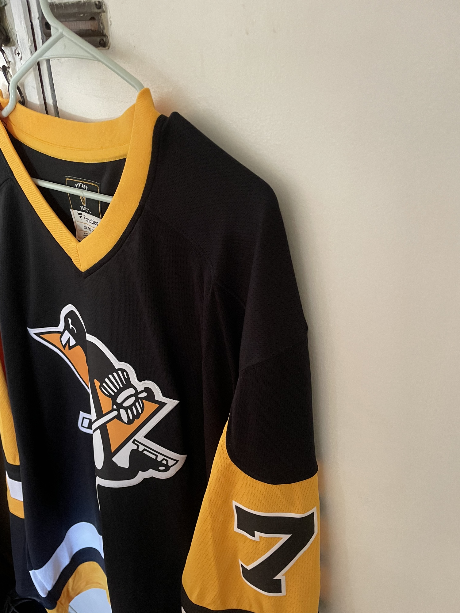Paul Coffey Pittsburgh Penguins Fanatics Men’s NHL Vintage Jersey XL