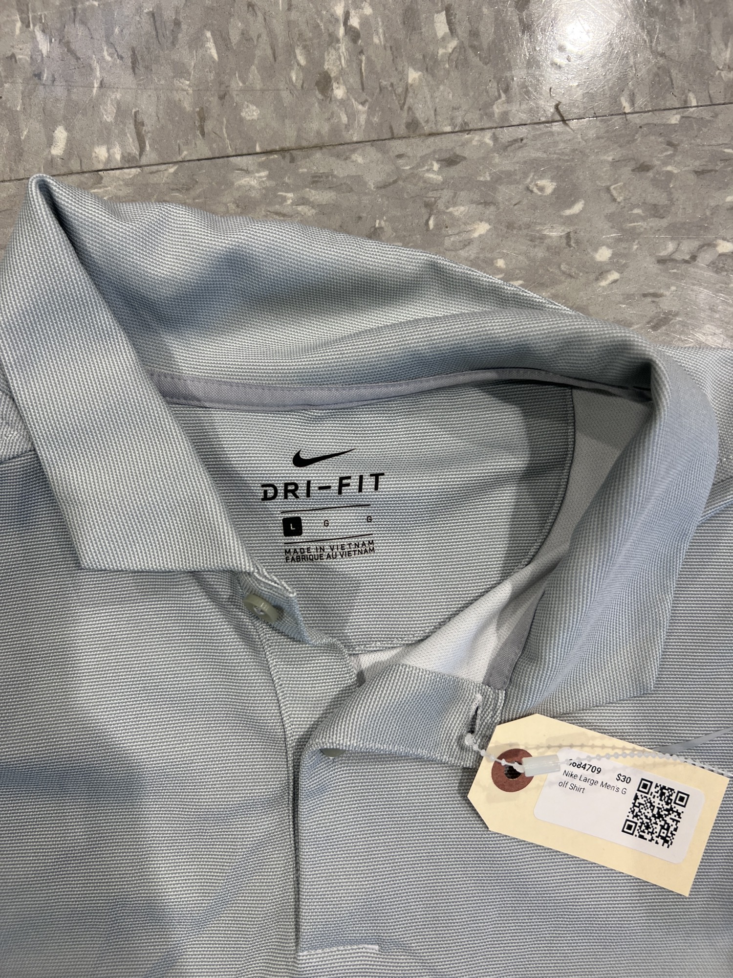 nike golf shirt without collar