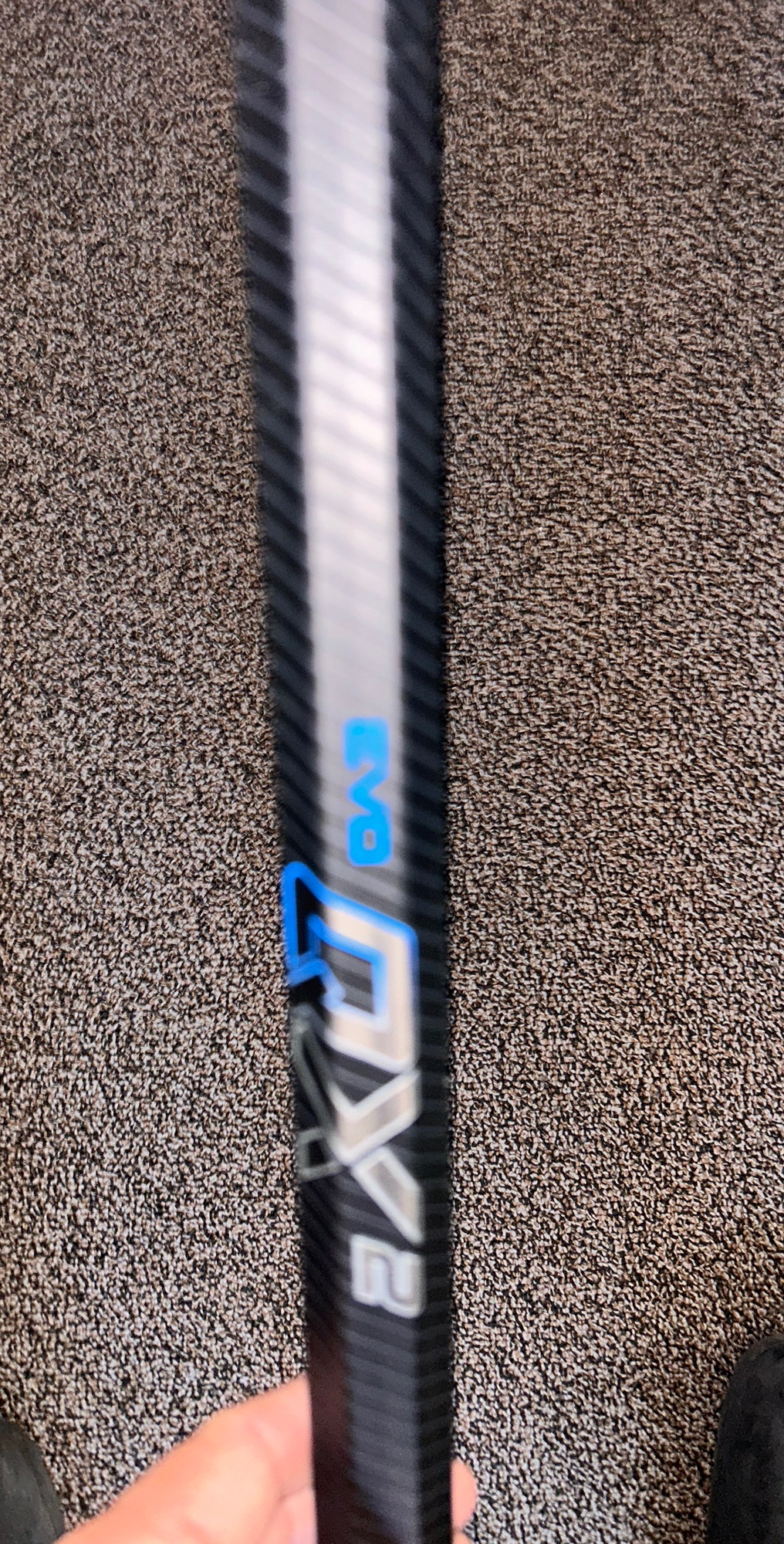 New Warrior Evo QX2 Carbon Shaft Black 60” Defensive Defense Shaft New