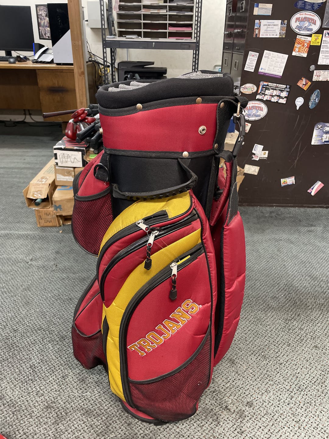 Used Team Effort Usc Golf Bag Golf Stand Bags SidelineSwap