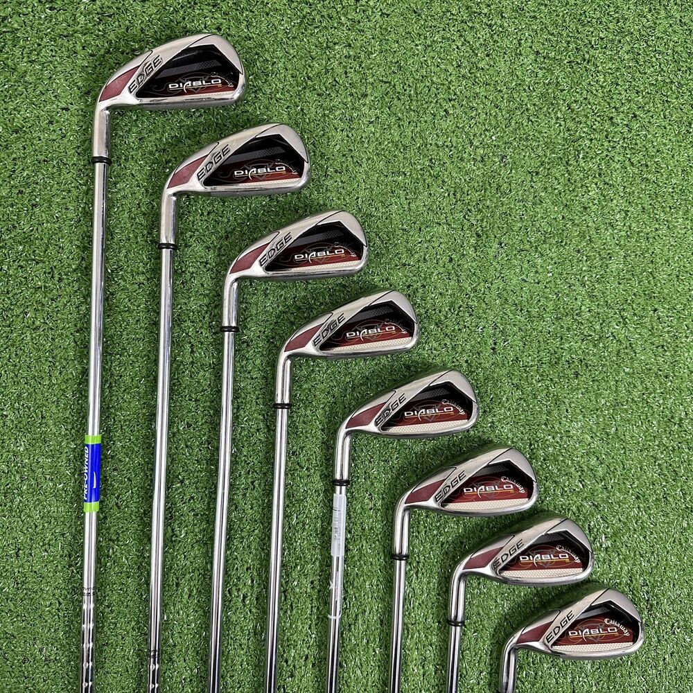 Callaway Diablo Edge 4PW AW Iron Set Steel Uniflex Left Handed