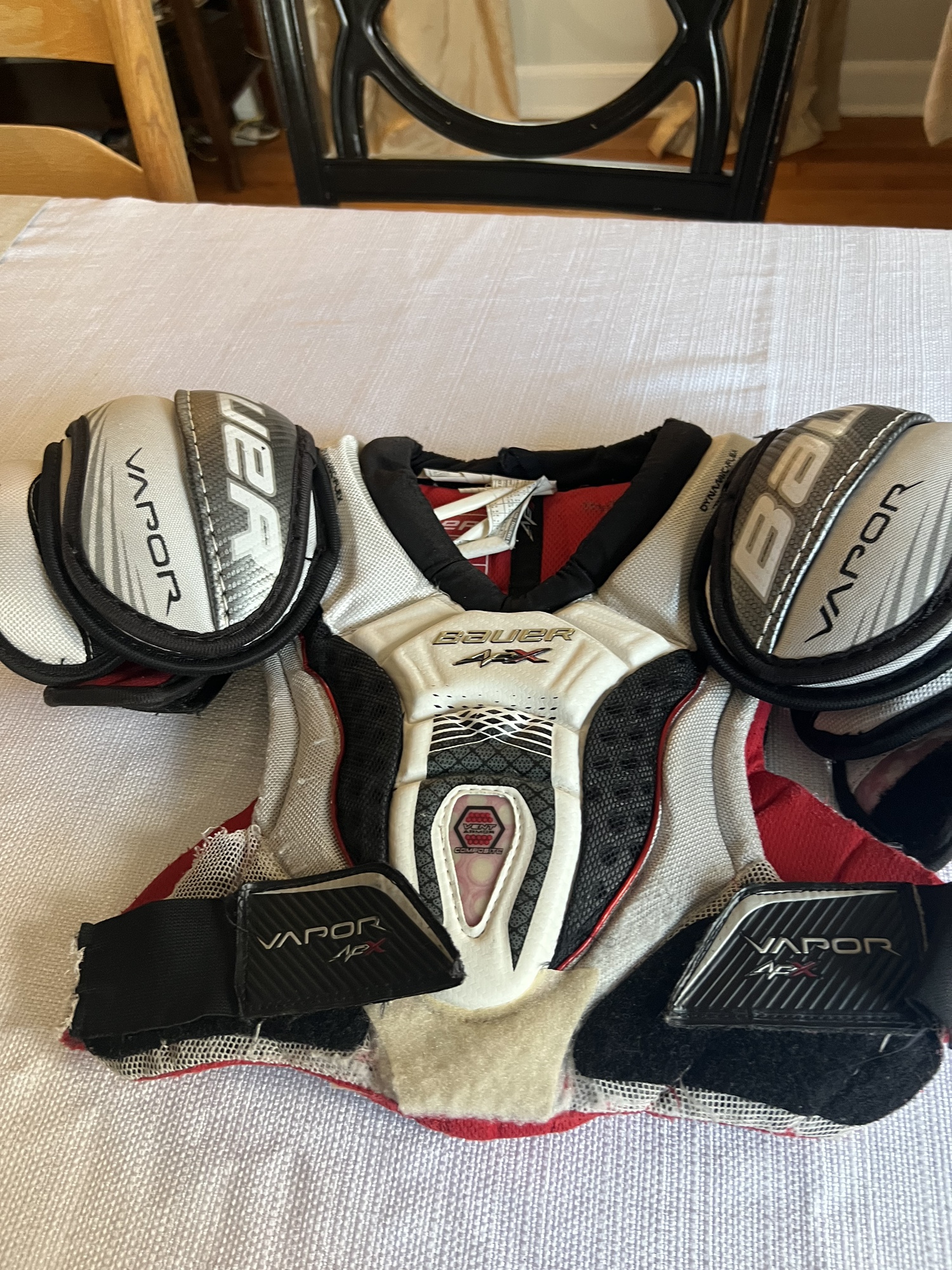 Used Small Bauer Vapor APX Shoulder Pads SidelineSwap