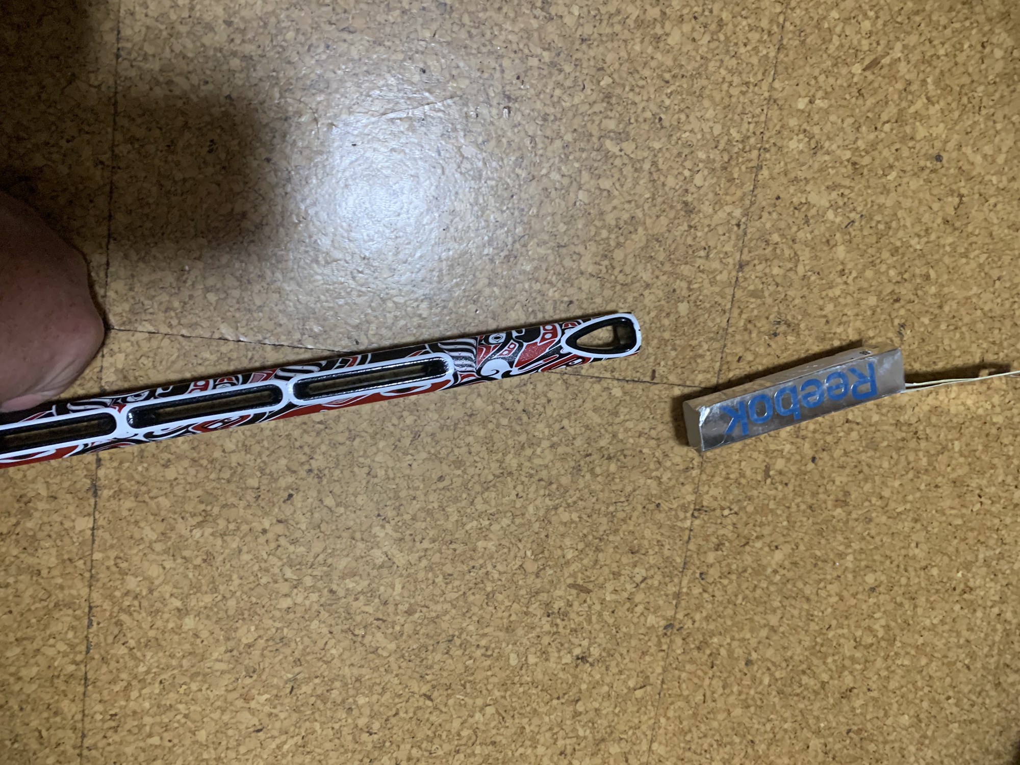 New Reebok 10K Box Lacrosse Shaft Rare Pacific Native American Design