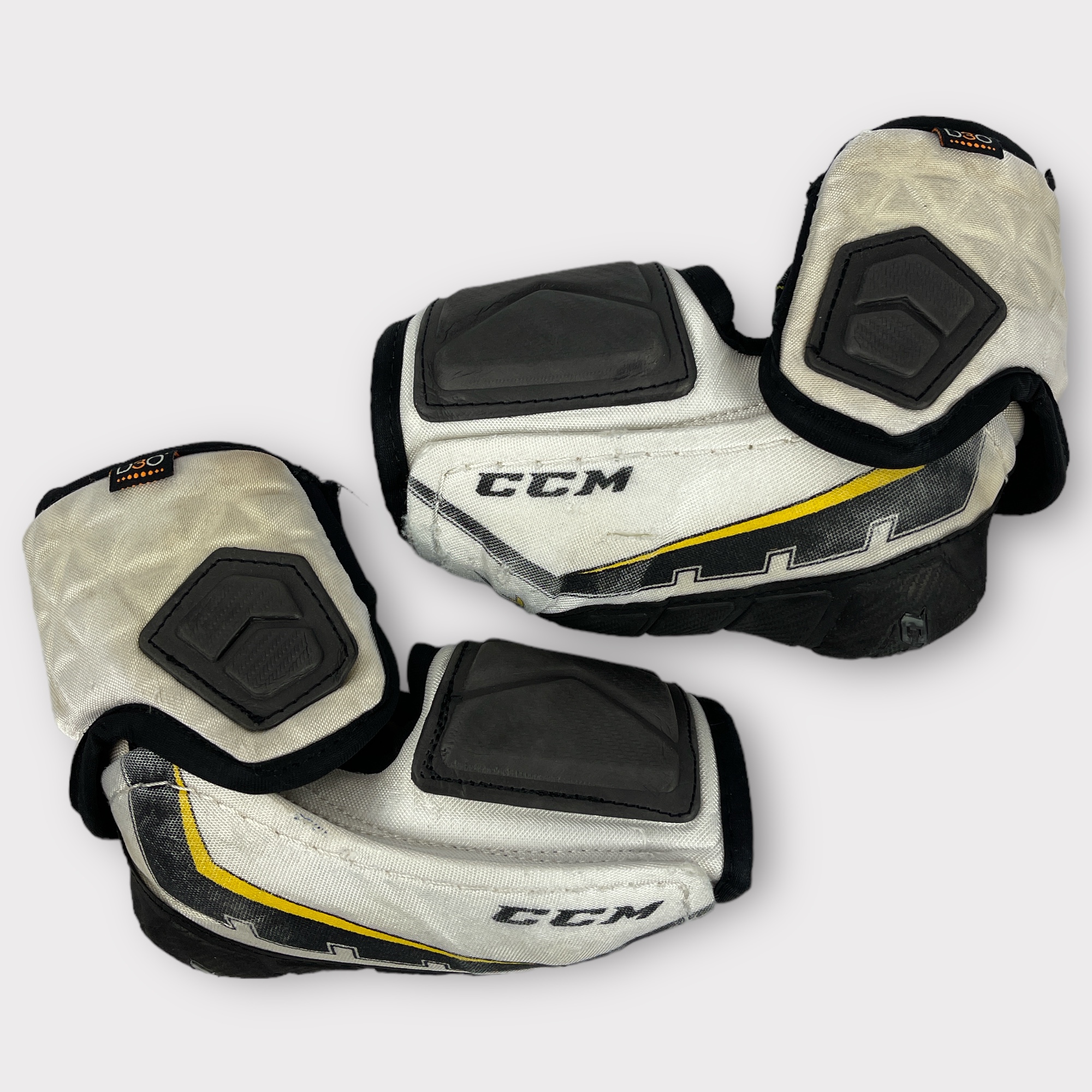 Pro Stock Medium CCM Ultra Tacks Pro Used Elbow Pads SidelineSwap