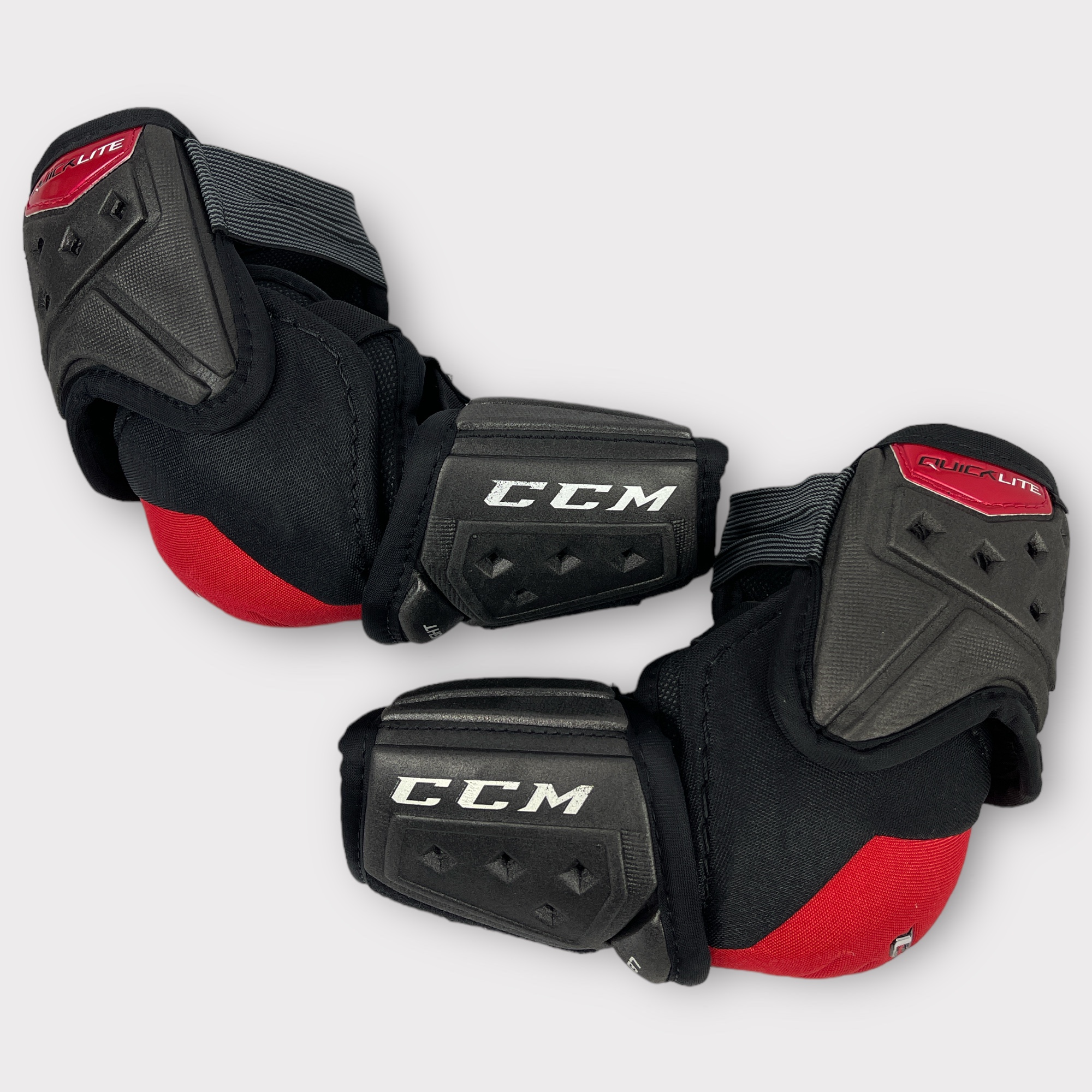 Pro Stock Large CCM QuickLite Pro Used Elbow Pads SidelineSwap