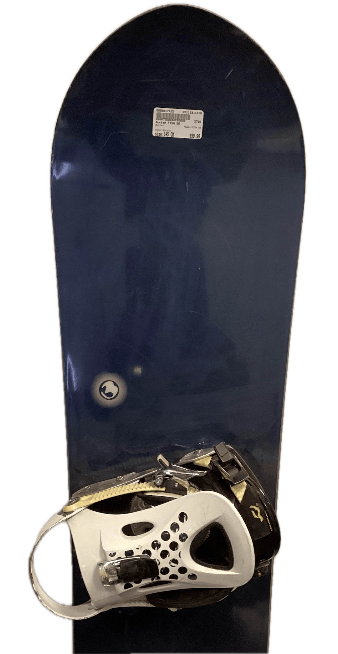 Used Burton Fish 50 145 Cm Women's Snowboard Combo | SidelineSwap