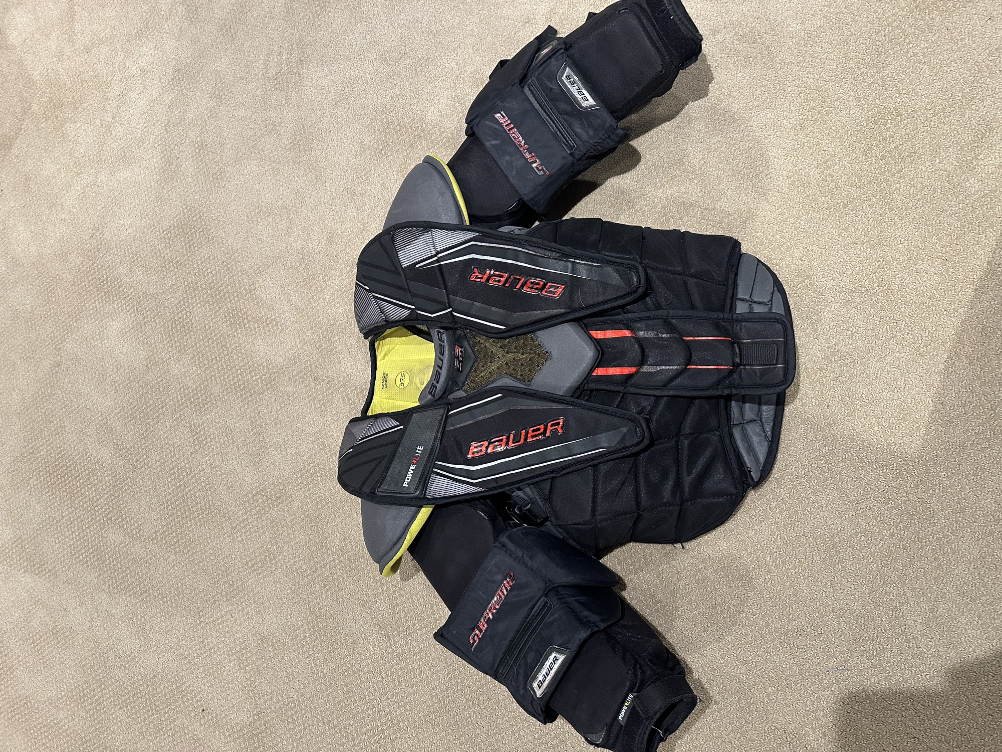 Used Large Bauer Supreme 2S Pro Goalie Chest Protector SidelineSwap