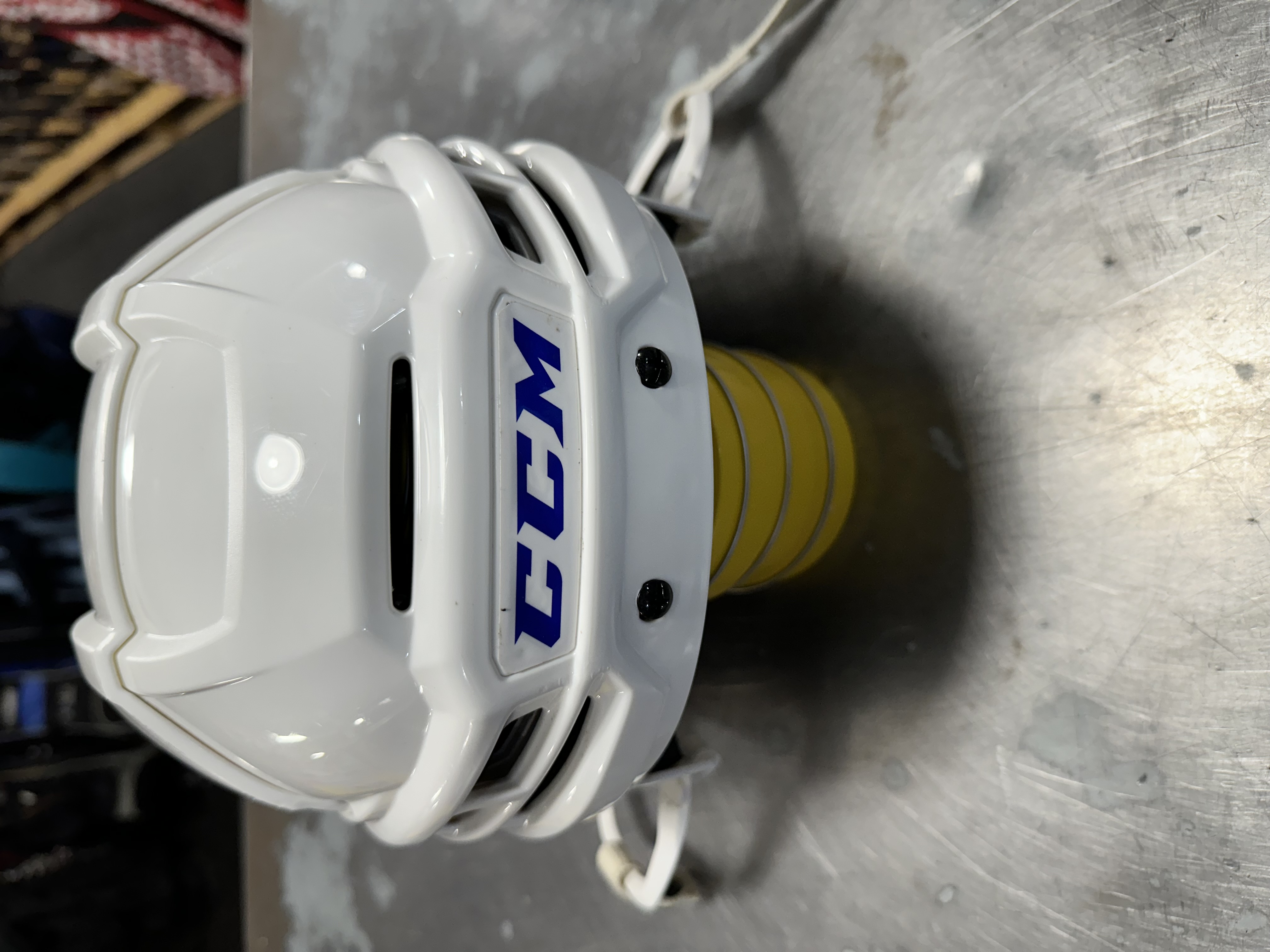 CCM Tacks 910 Helmet Pro Stock Medium St. Louis Blues SidelineSwap