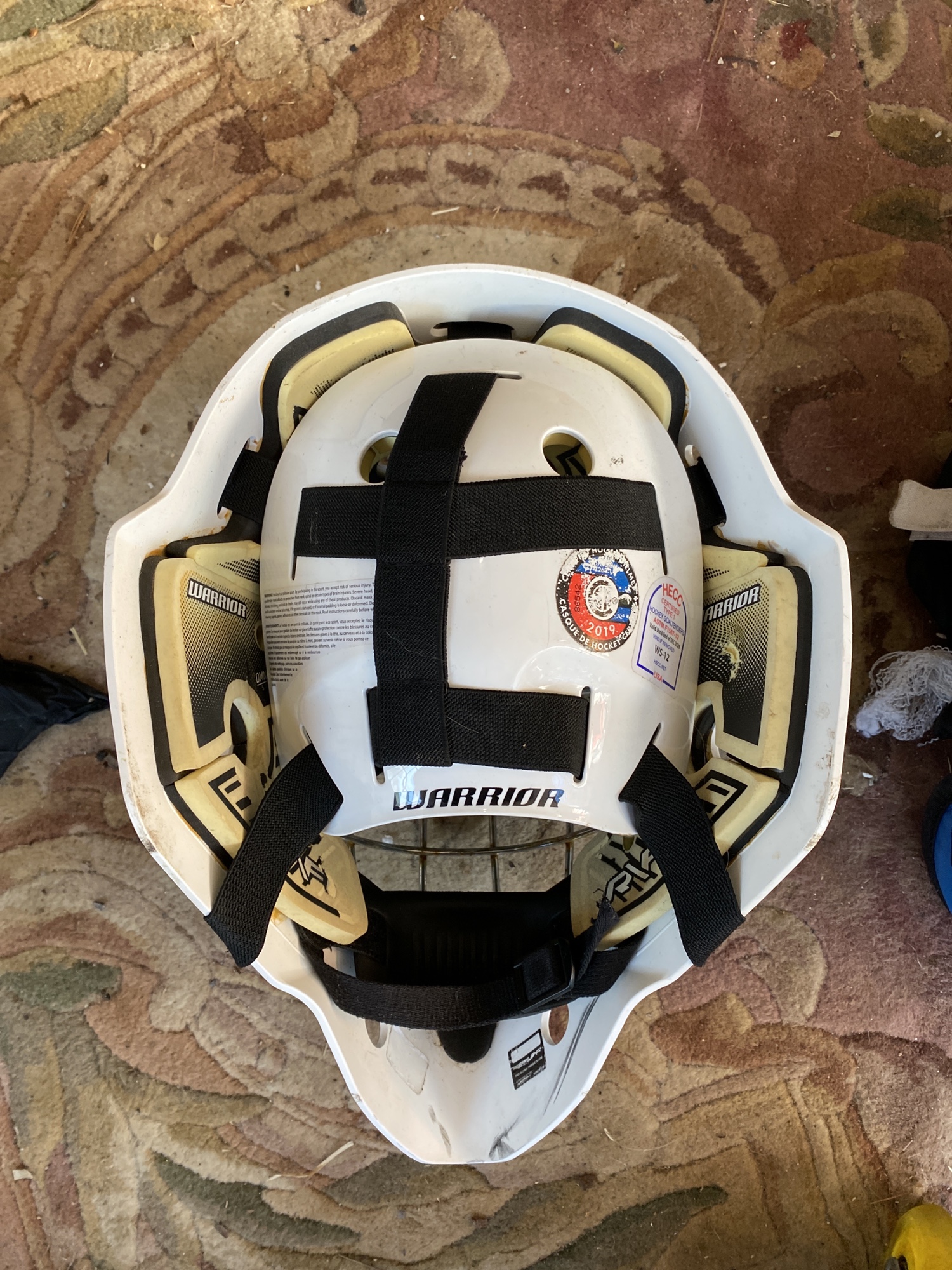 Warrior goalie helmet SidelineSwap