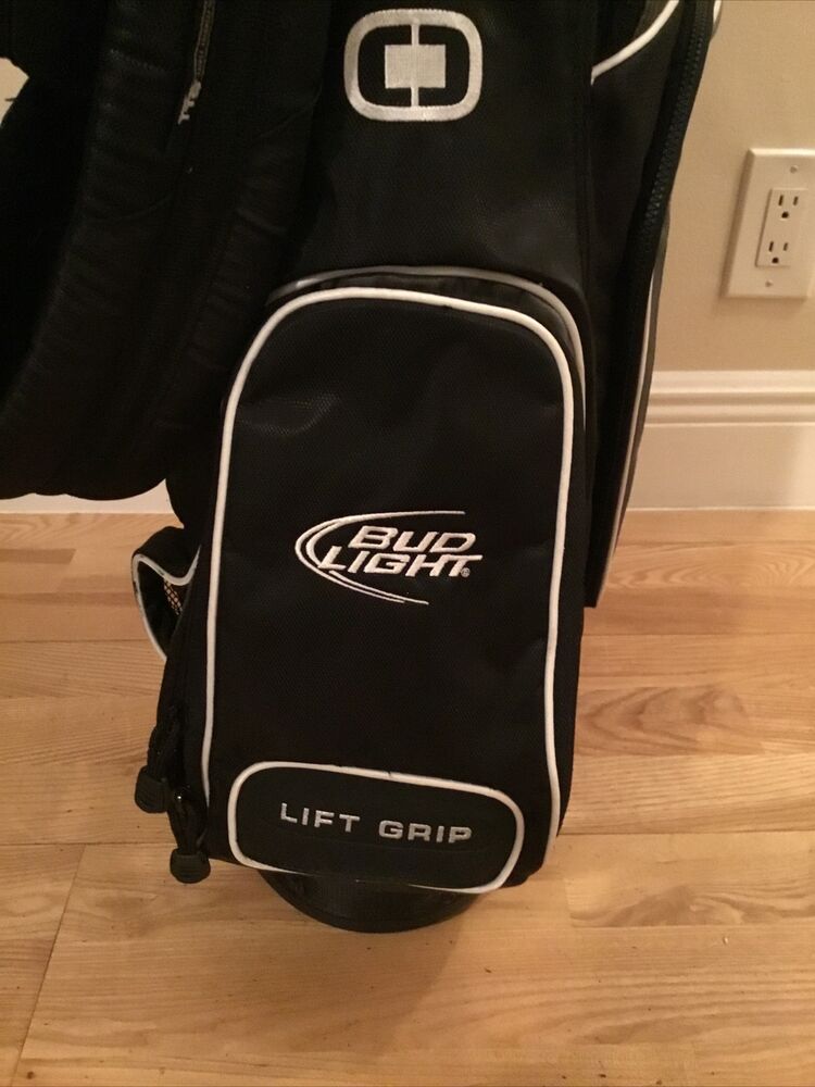 OGIO Vaporlite Bud Light Stand Golf Bag with 8way Dividers & Rain