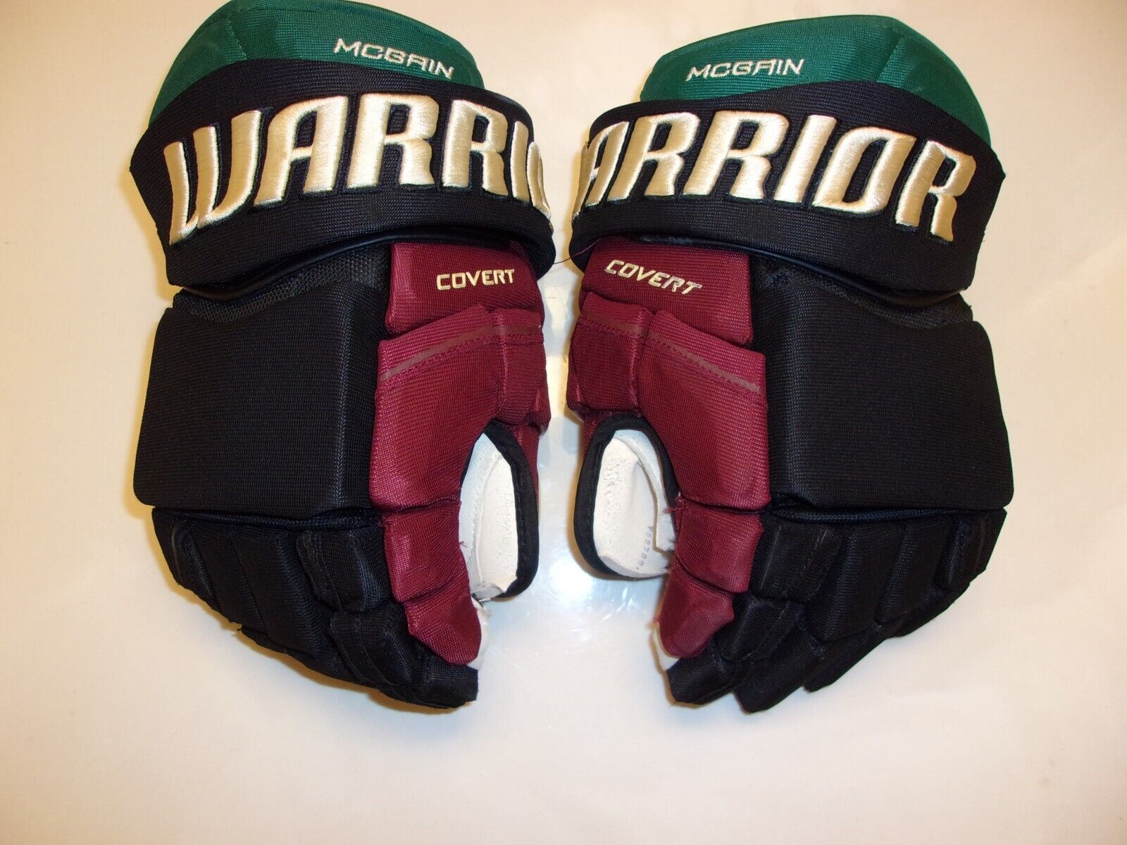 ARIZONA COYOTES Jack McBain gameworn Warrior Covert size 14 throwback