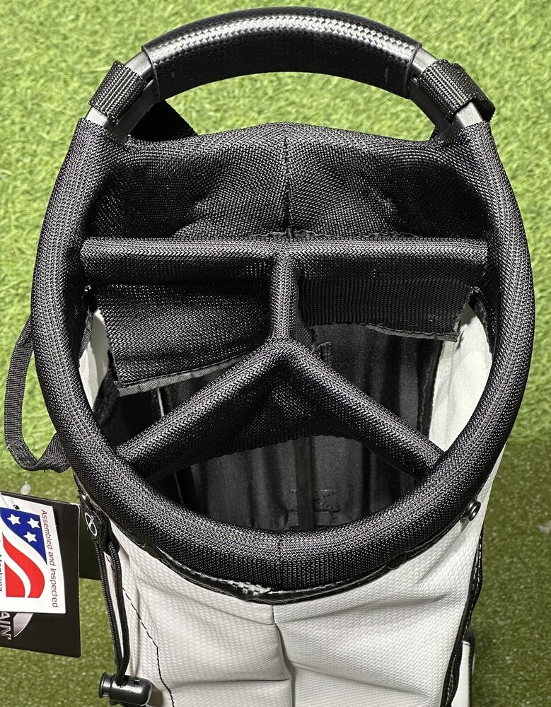 Sun Mountain Metro Sunday Lightweight Carry Golf Bag White/Black New