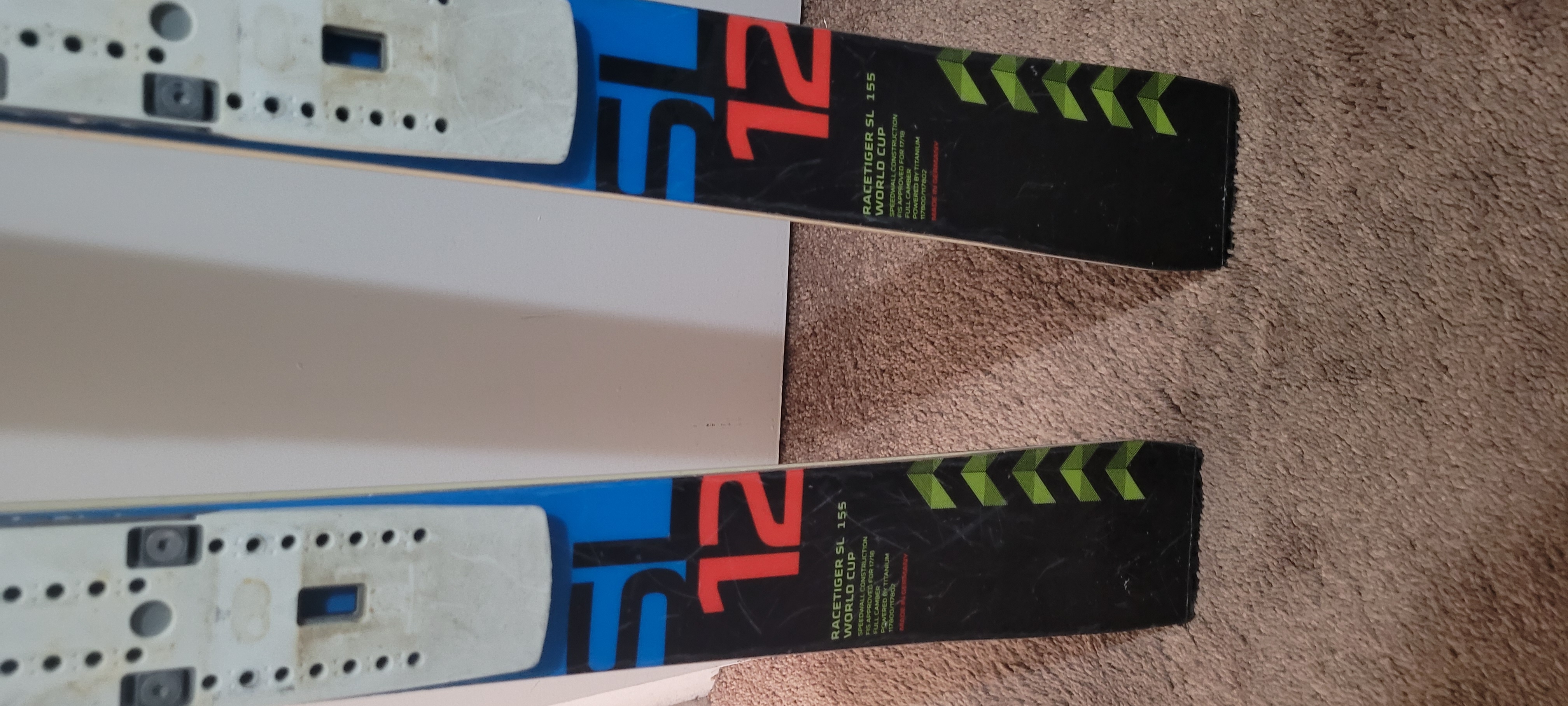 Volkl Racetiger SL Skis With Plate155 | SidelineSwap | Buy and