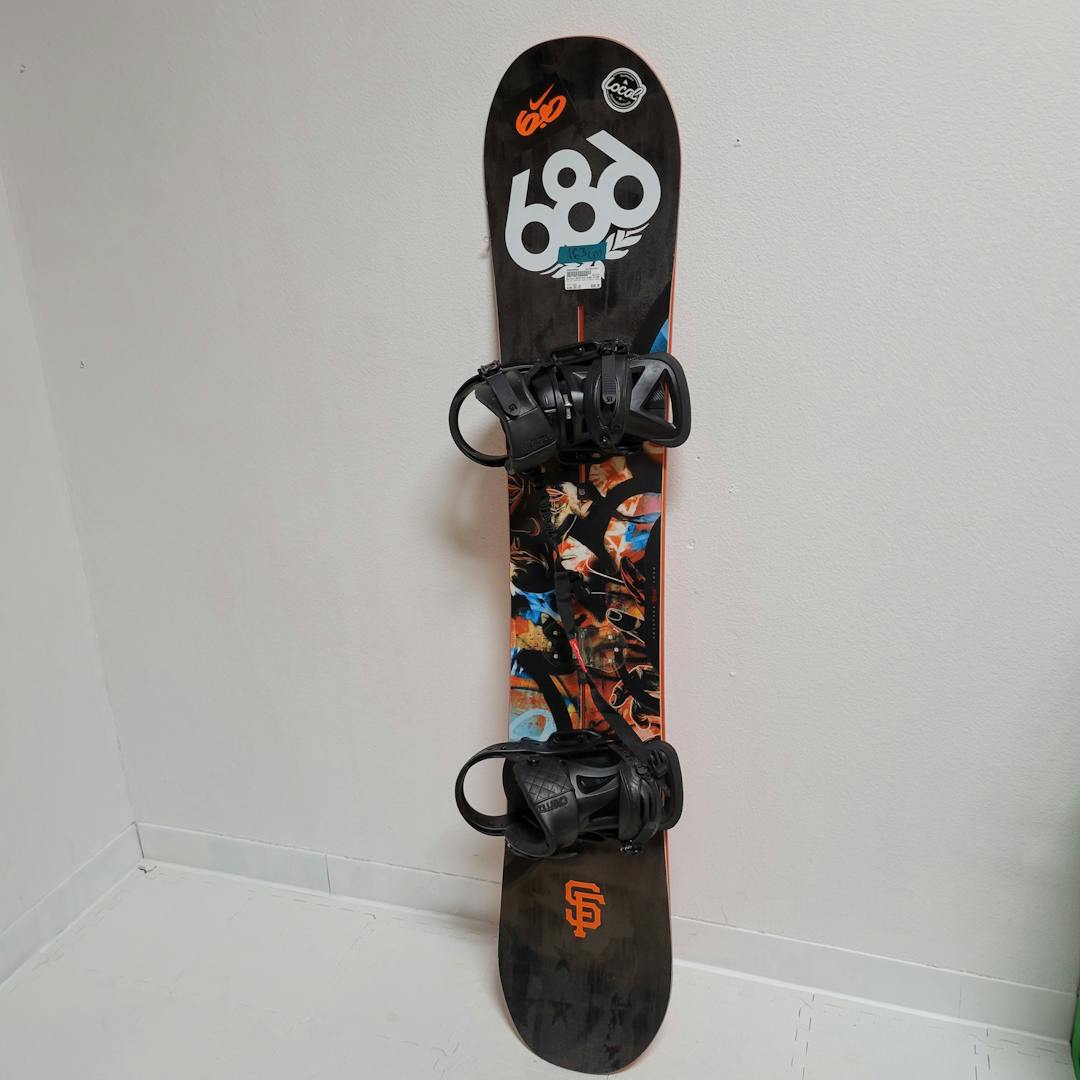 Used Burton Joystick Wide W Cartel Bindings 163 Cm Men's Snowboard