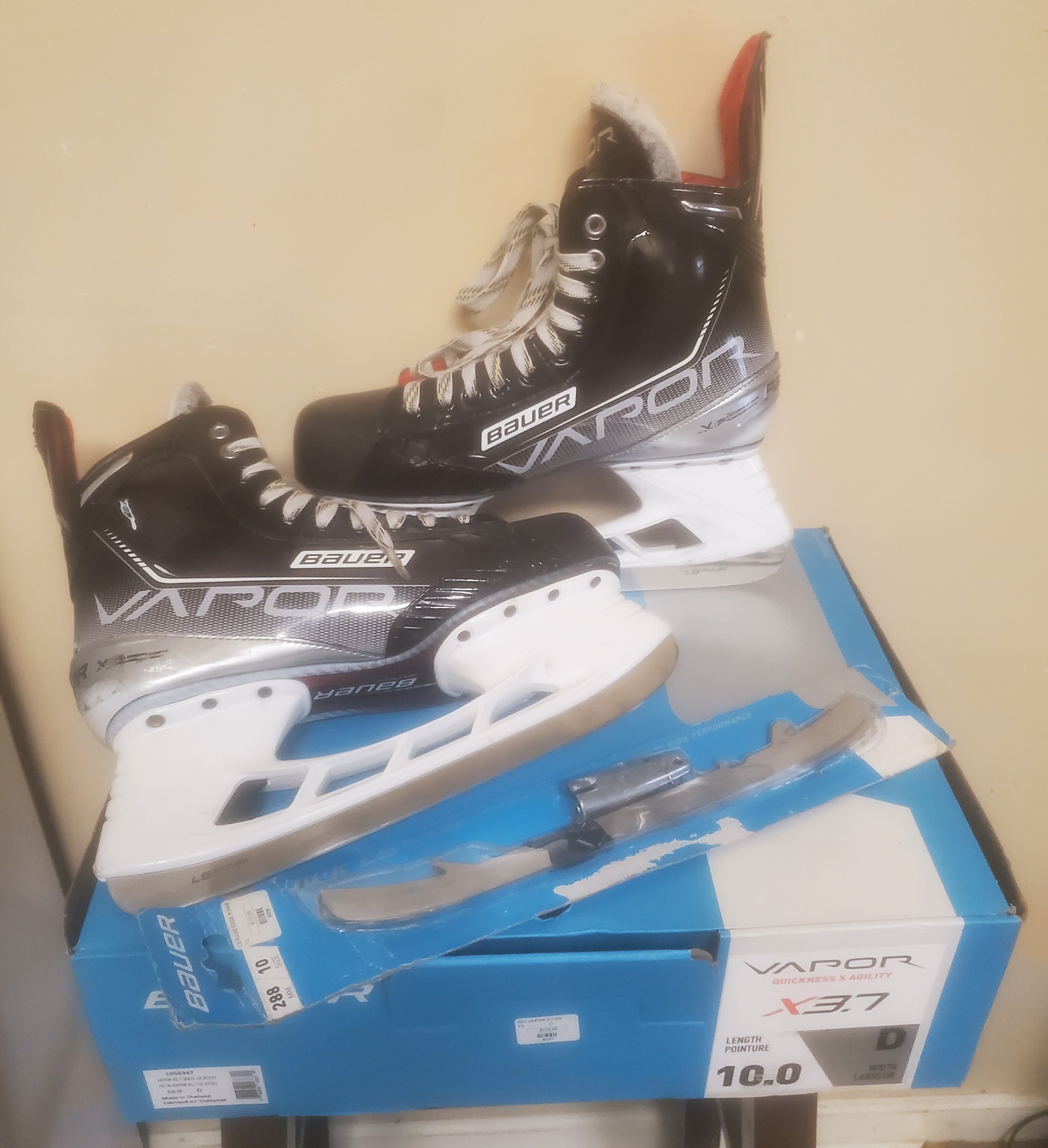Bauer Vapor X3 Pattini Da Ghiaccio Senior - Leggeri E Aggressivi Per Pattinaggio Veloce