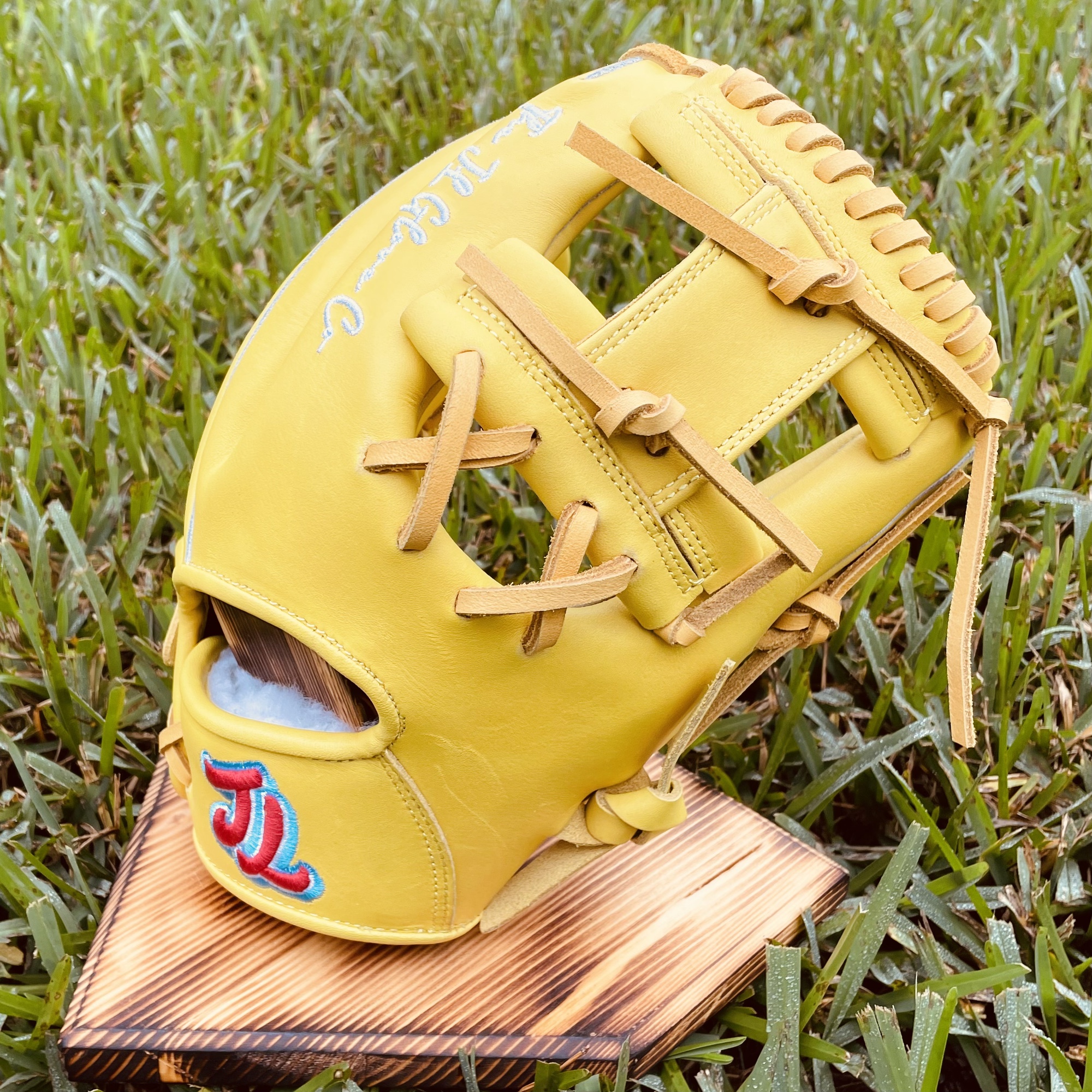 New JL Glove Co. 11.75" DR03 Baseball Glove Varsity Yellow Exclusive