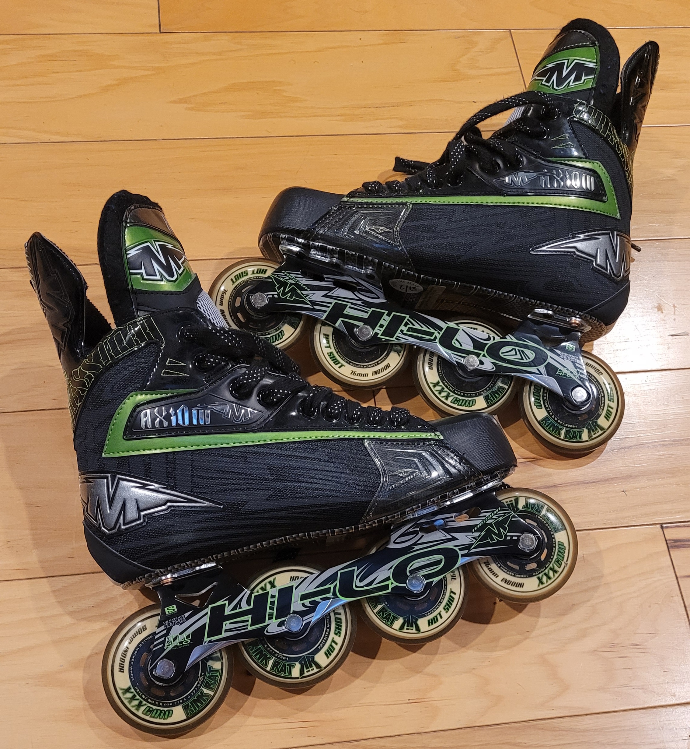New Mission Axiom T6 Size 7D Inline Roller Hockey Skates SidelineSwap