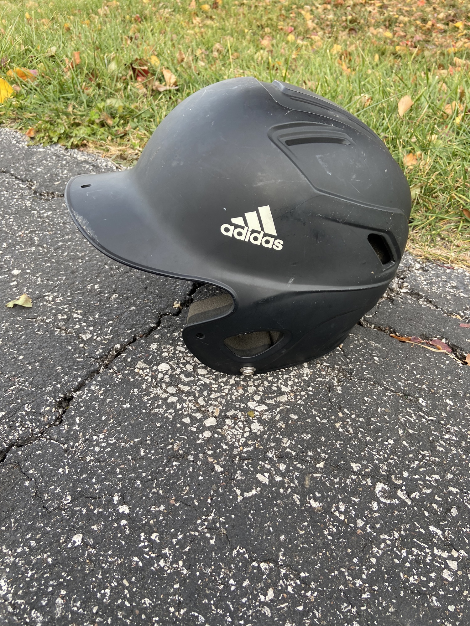 Baseball Batting Helmet Adidas Black SidelineSwap